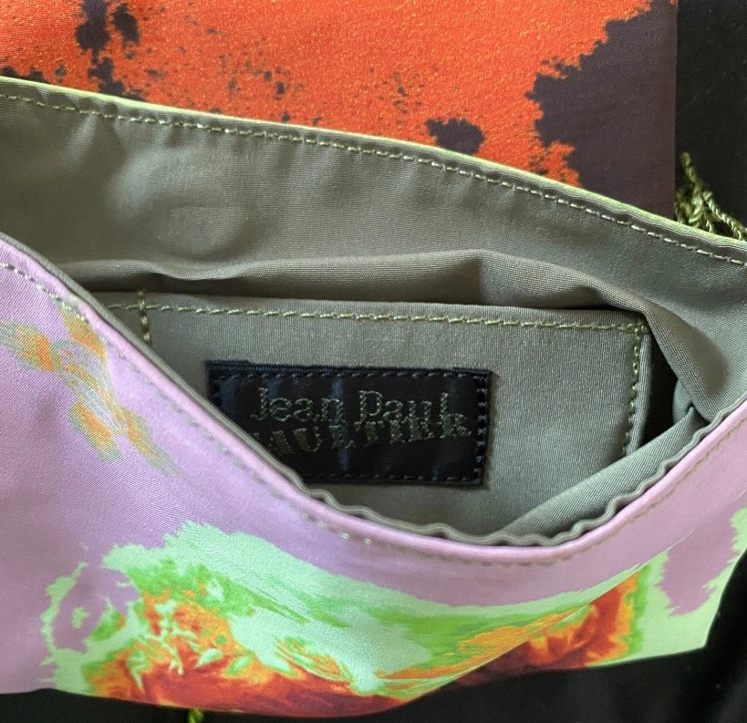 Jean Paul Gaultier Portrait Crossbody Bag — label