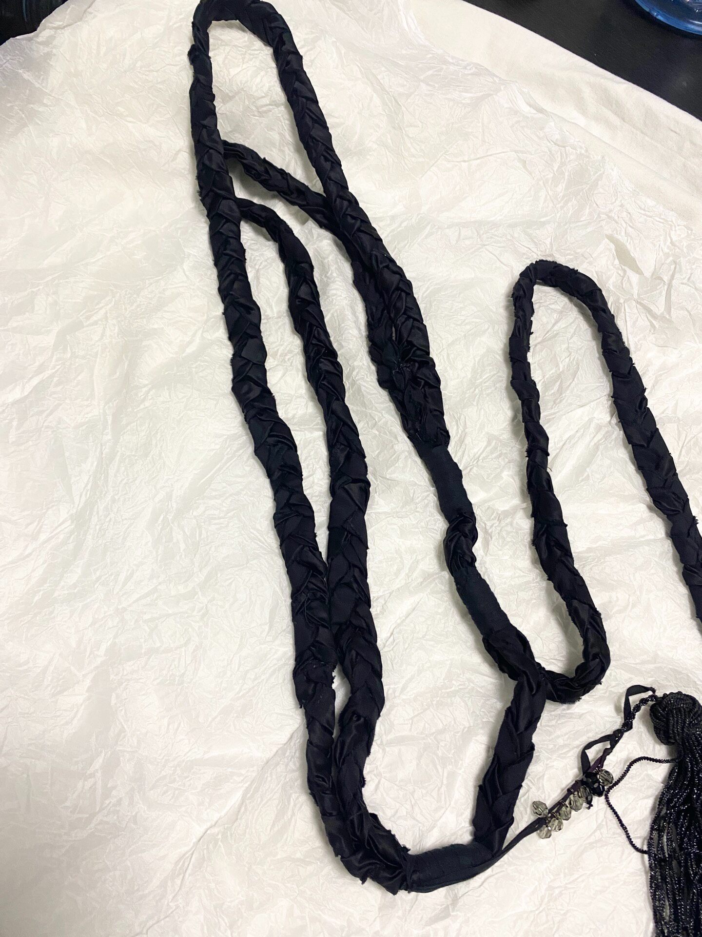 Ann Demeulemeester 2005 Fall Braided Rope — label