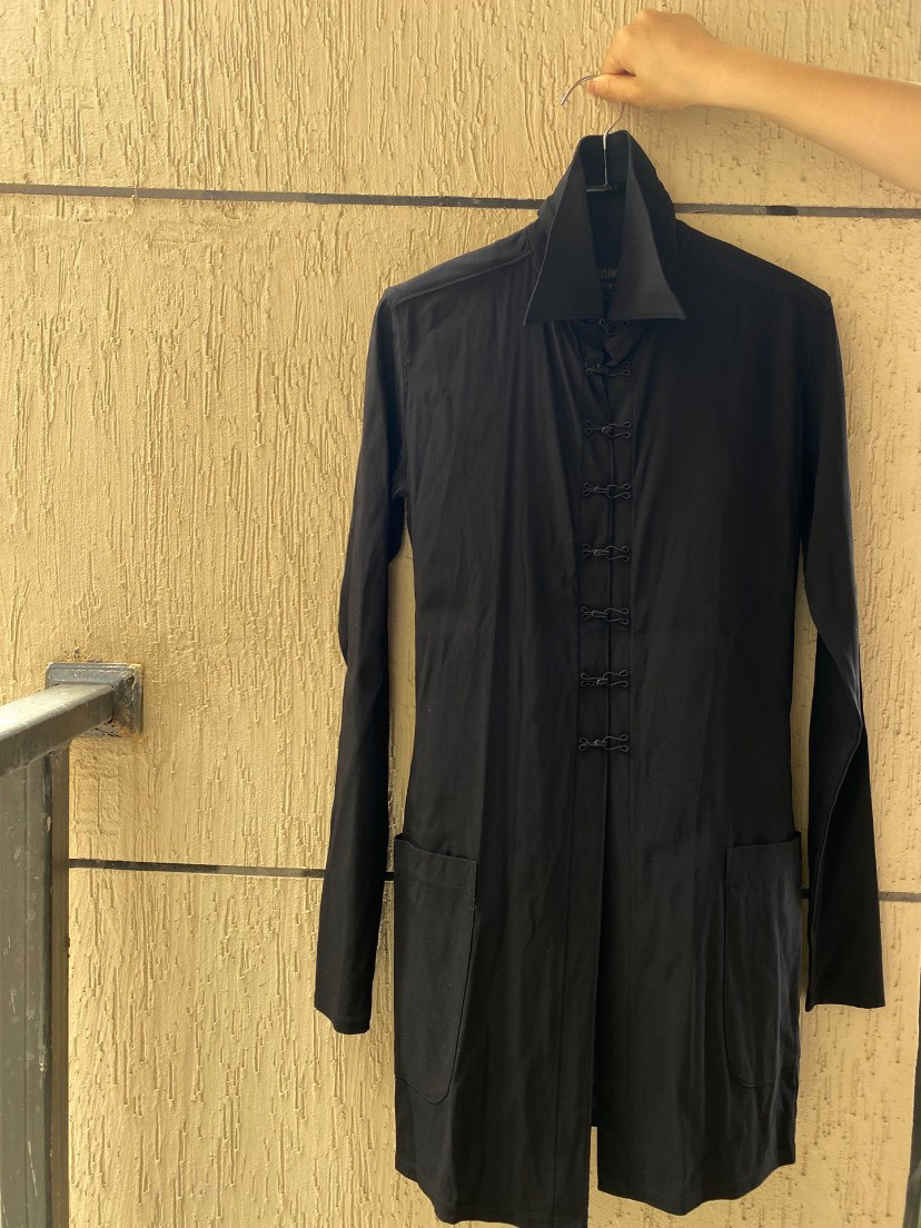Jean Paul Gaultier 1994 Black Shirt Jacket — label