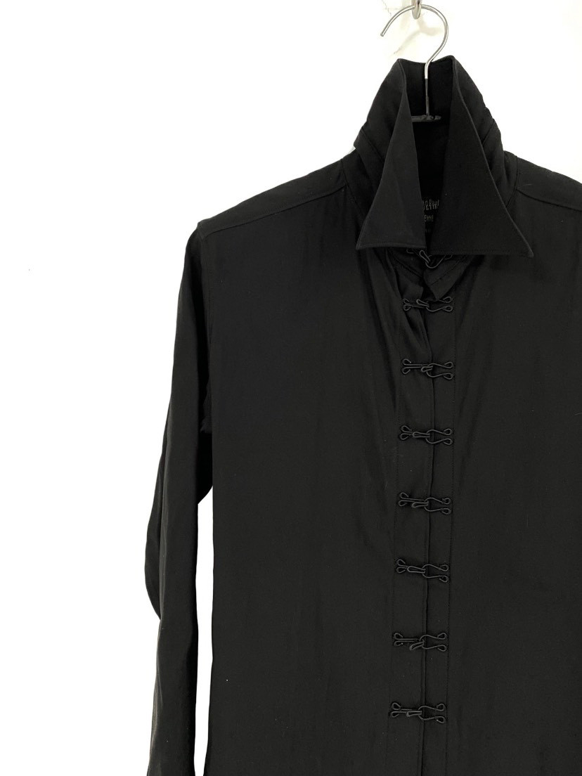 Jean Paul Gaultier 1994 Black Shirt Jacket — back