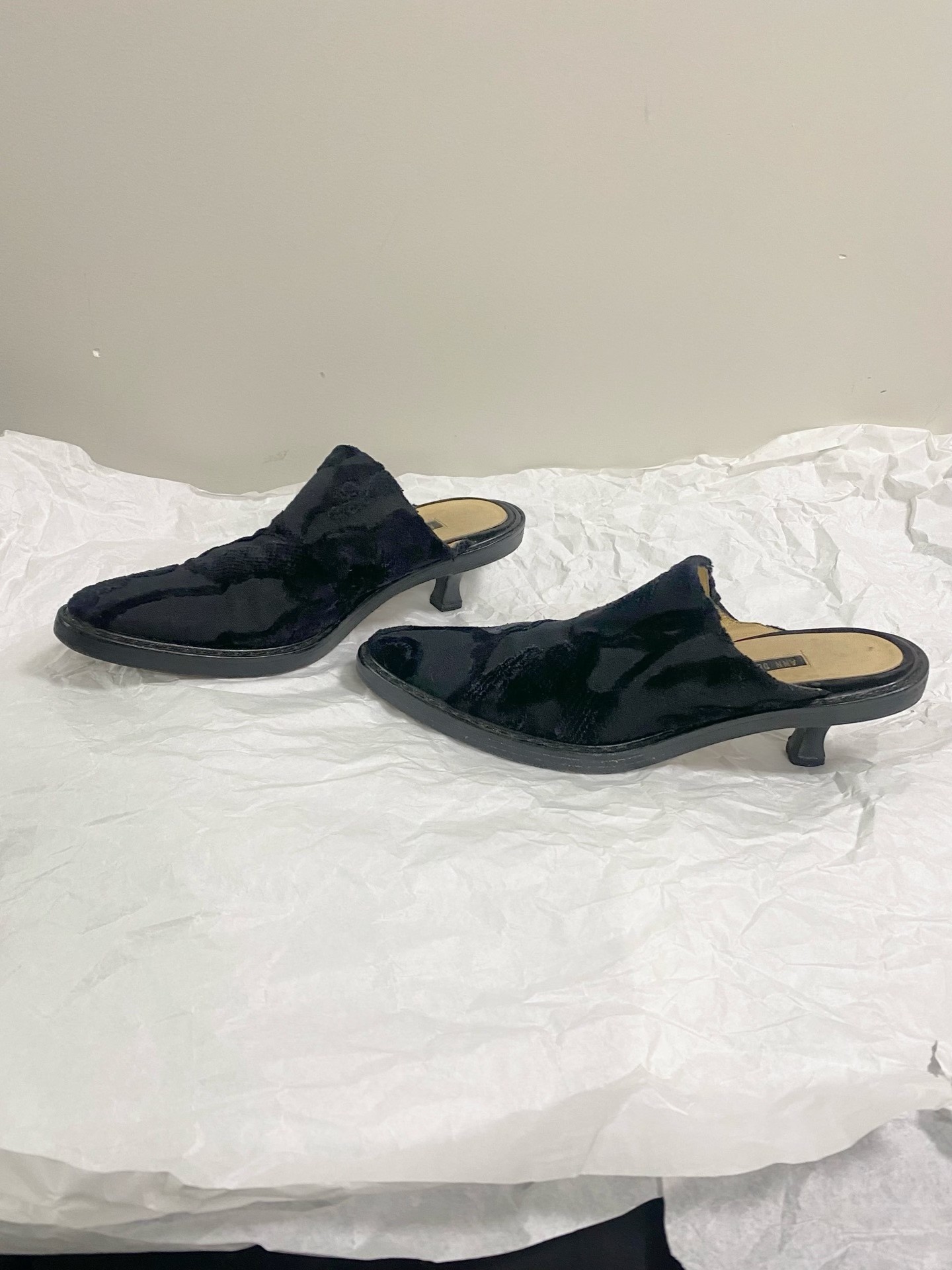 Ann Demeulemeester Black Mule Heels