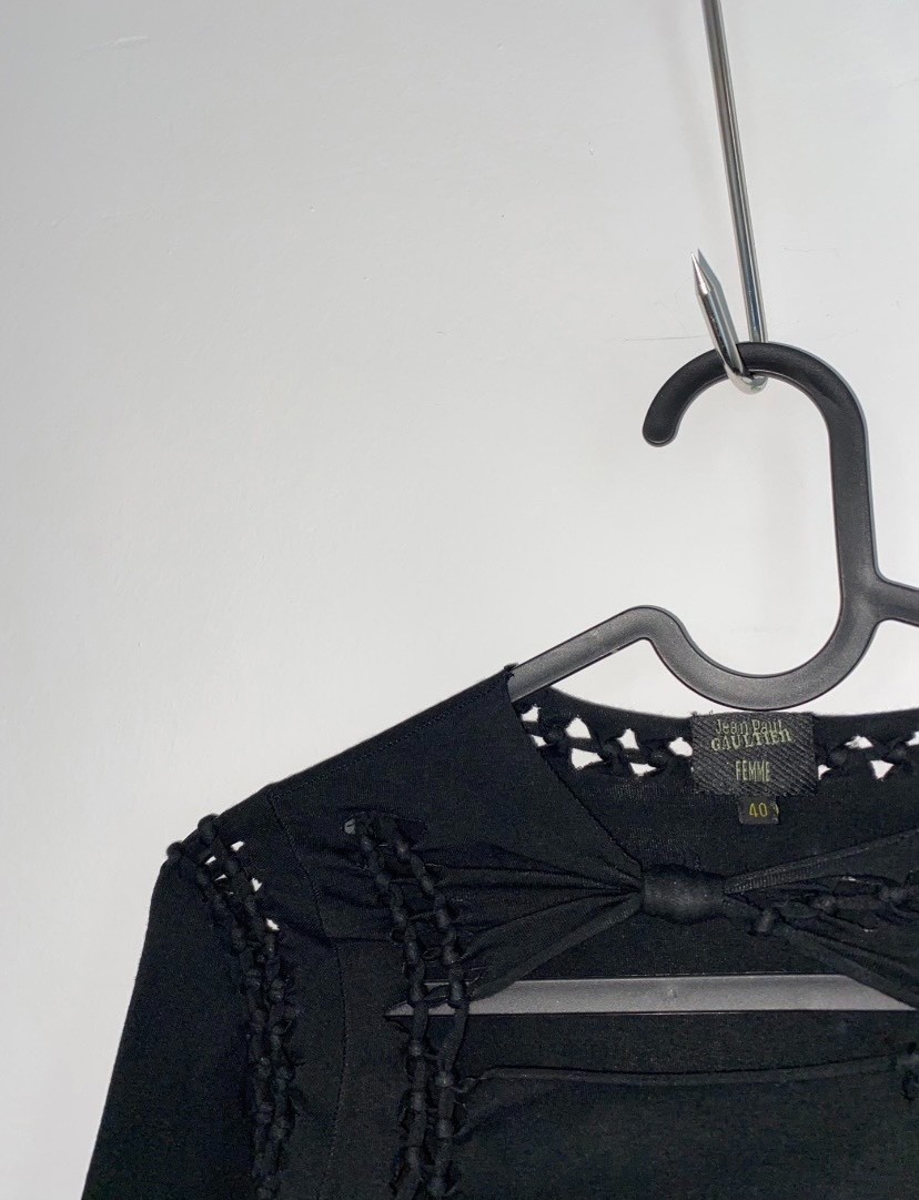 Jean Paul Gaultier 2001 Spring Cut-Out Top — back
