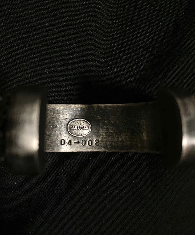 Jean Paul Gaultier Chain Wrap Silver Bracelet — back