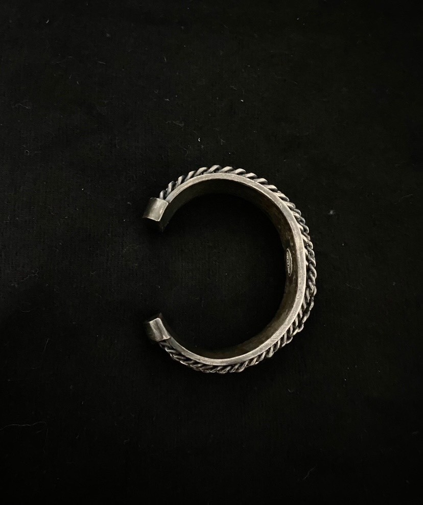 Jean Paul Gaultier Chain Wrap Silver Bracelet — detail
