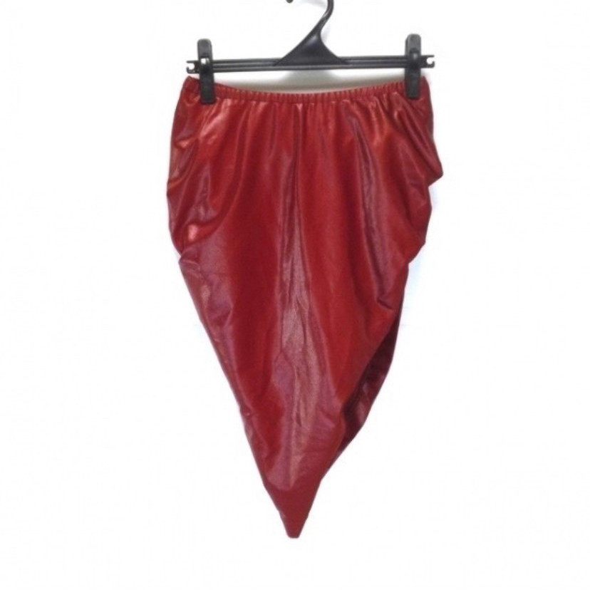 Helmut Lang Early Red Pointed Skirt — front