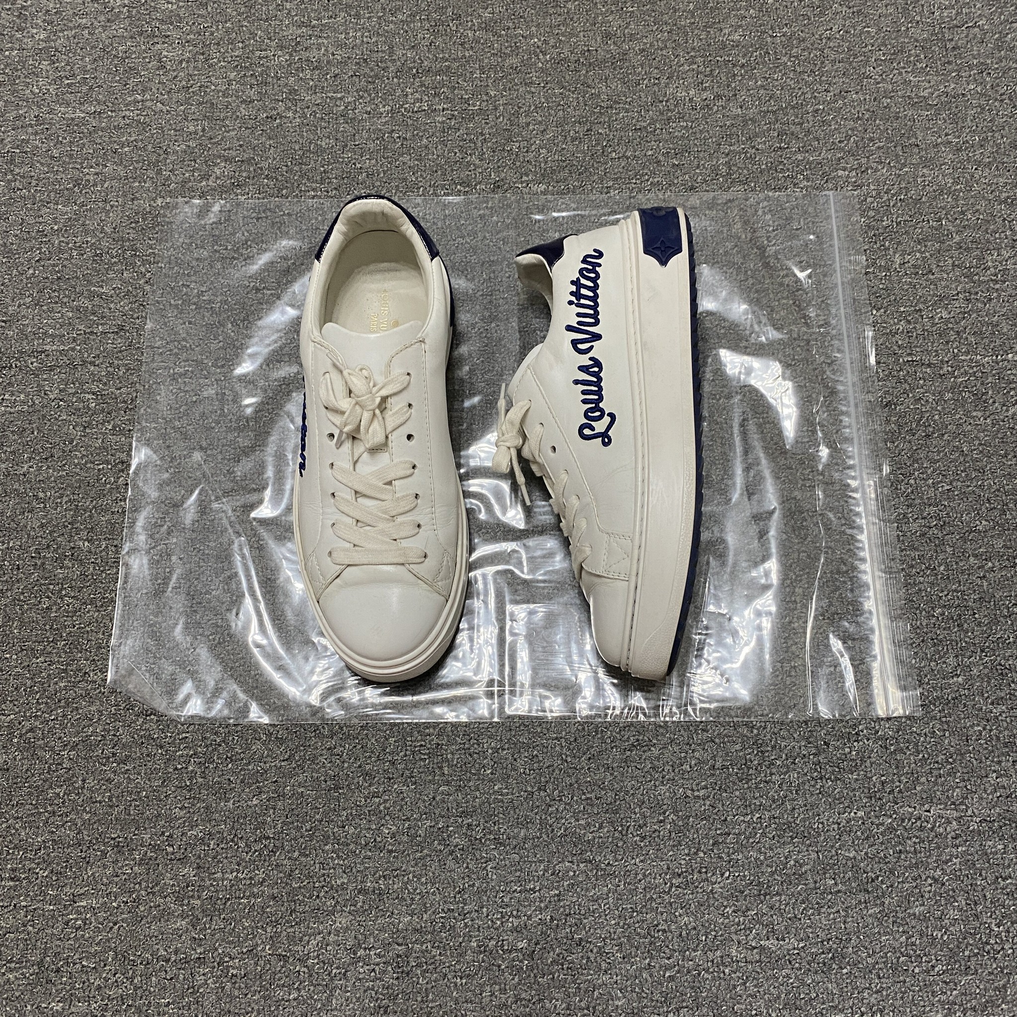 Louis Vuitton White Logo Sneakers