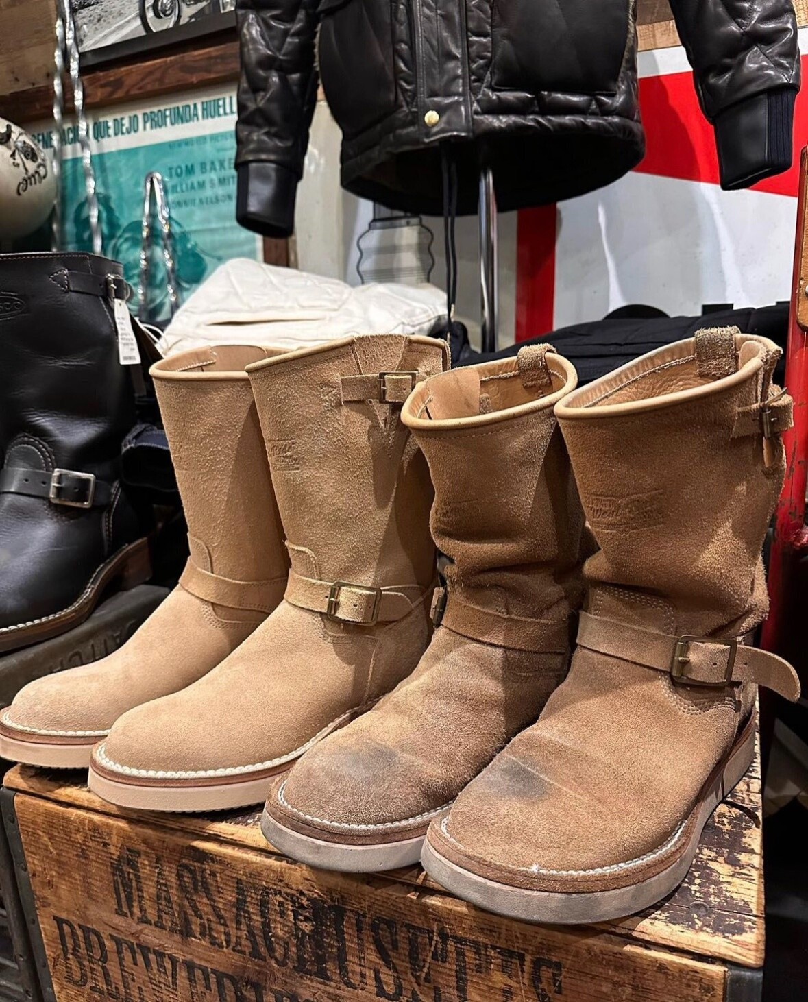 Westride Suede Engineer Boots