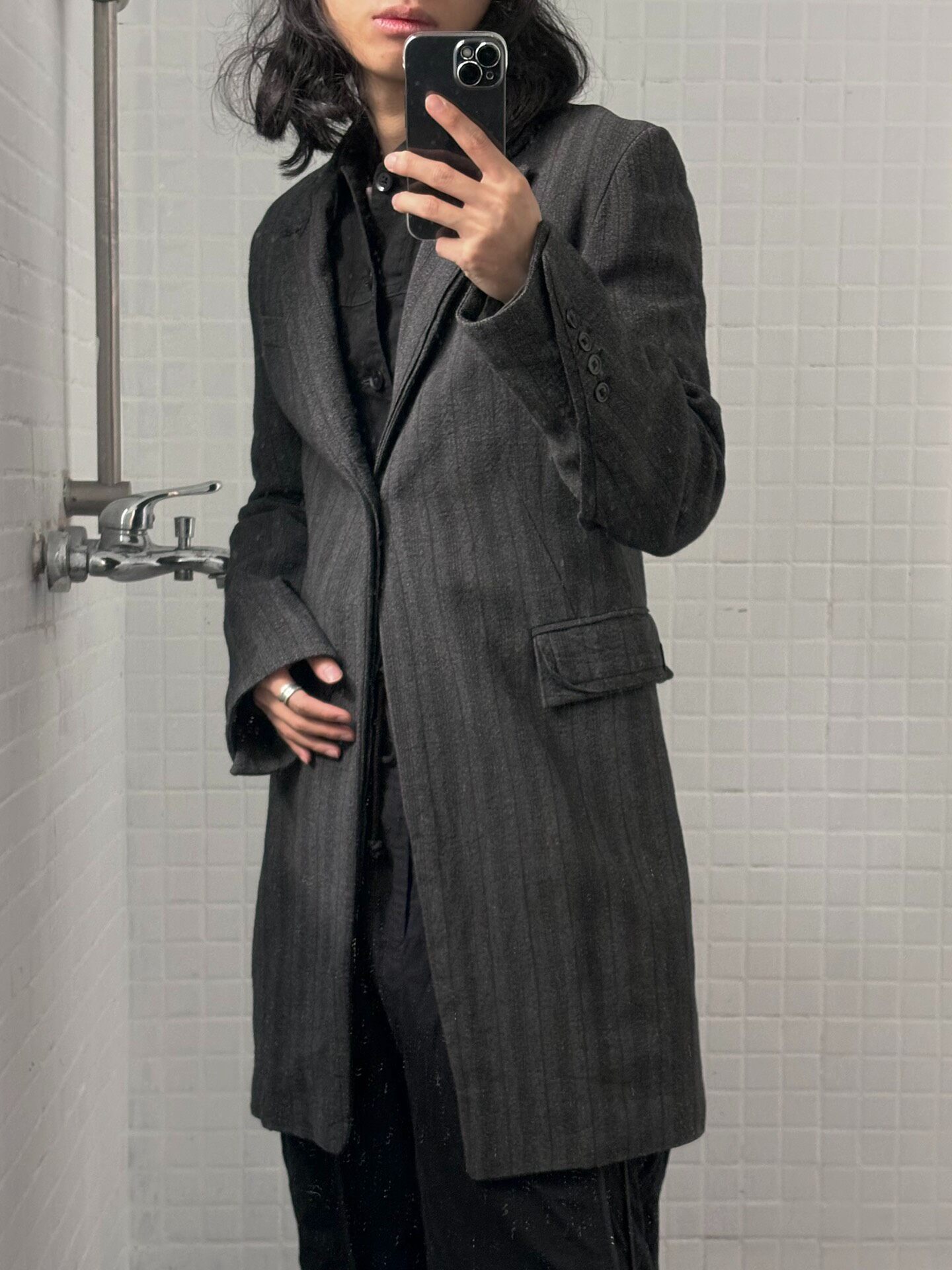 Ann Demeulemeester 2008 Wool Coat