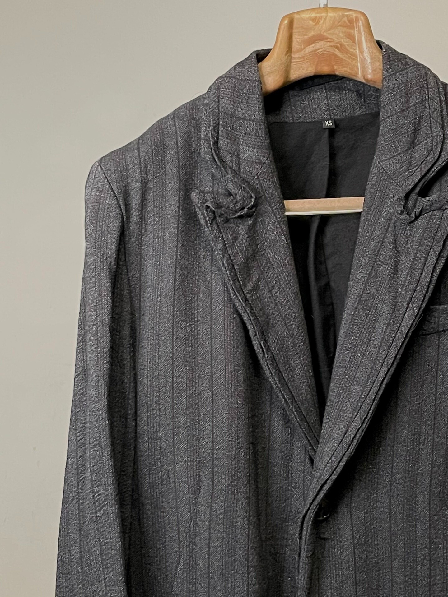 Ann Demeulemeester 2008 Wool Coat — back