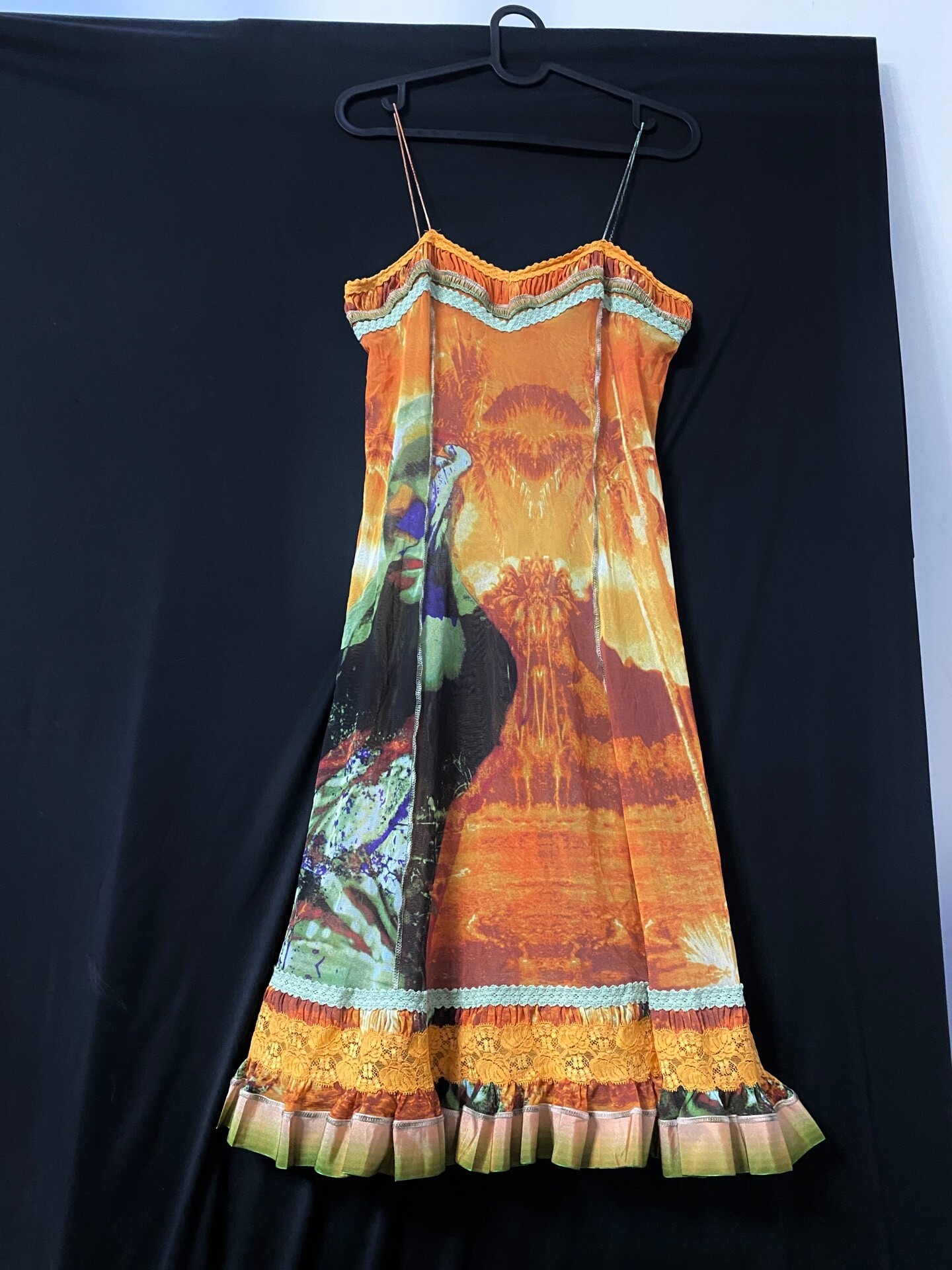 Jean Paul Gaultier Portrait Print Dress