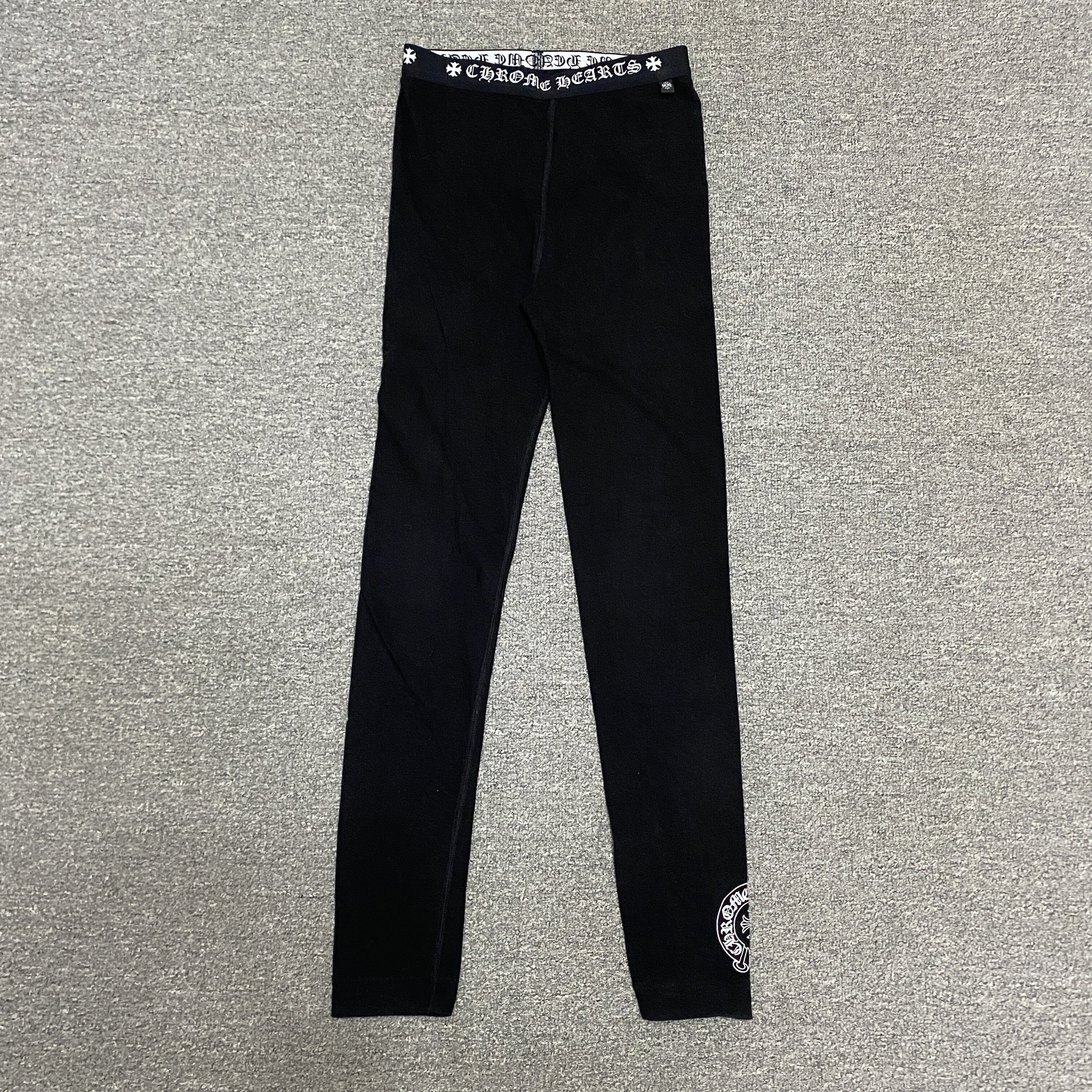 Chrome Hearts Black Leggings — front
