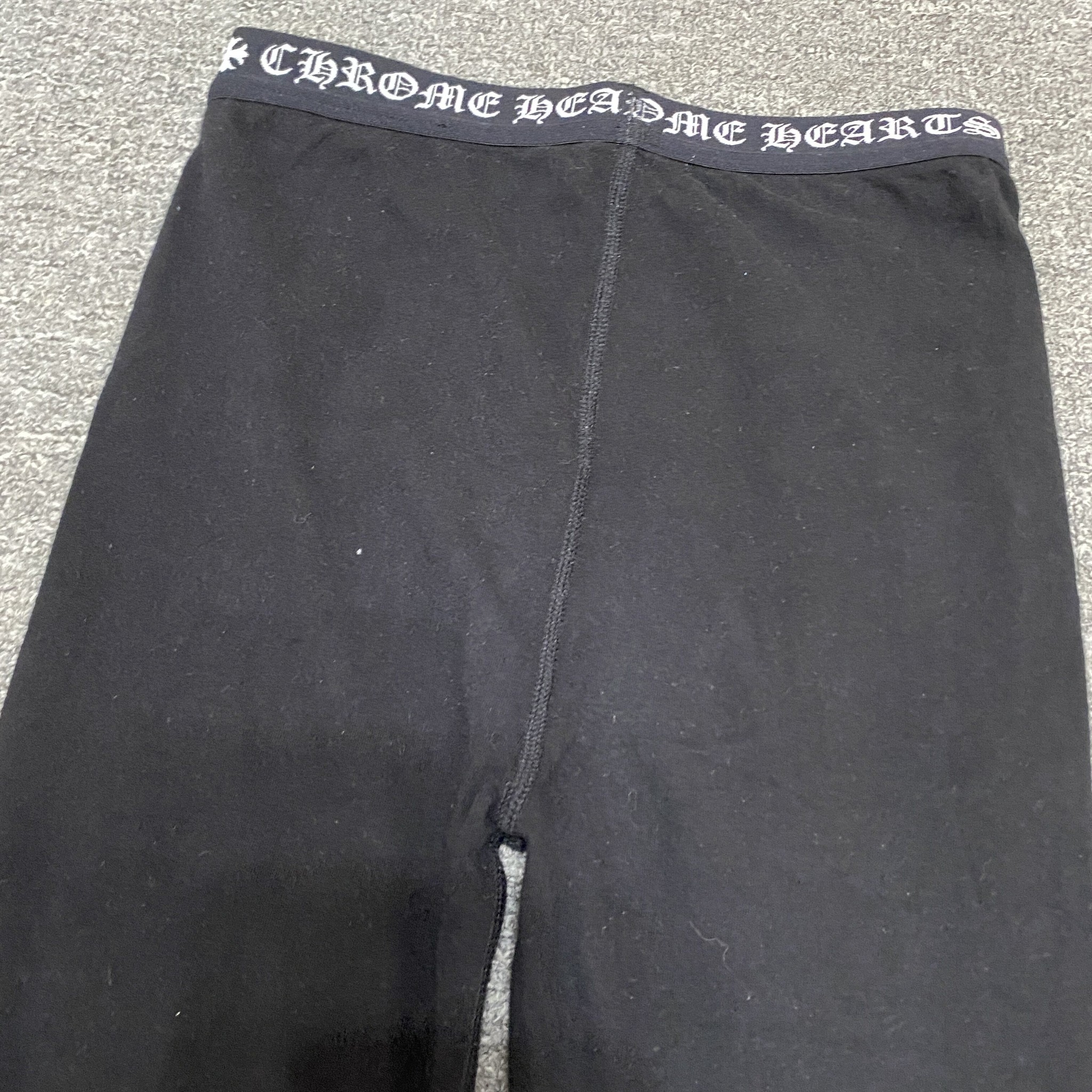 Chrome Hearts Black Leggings — detail