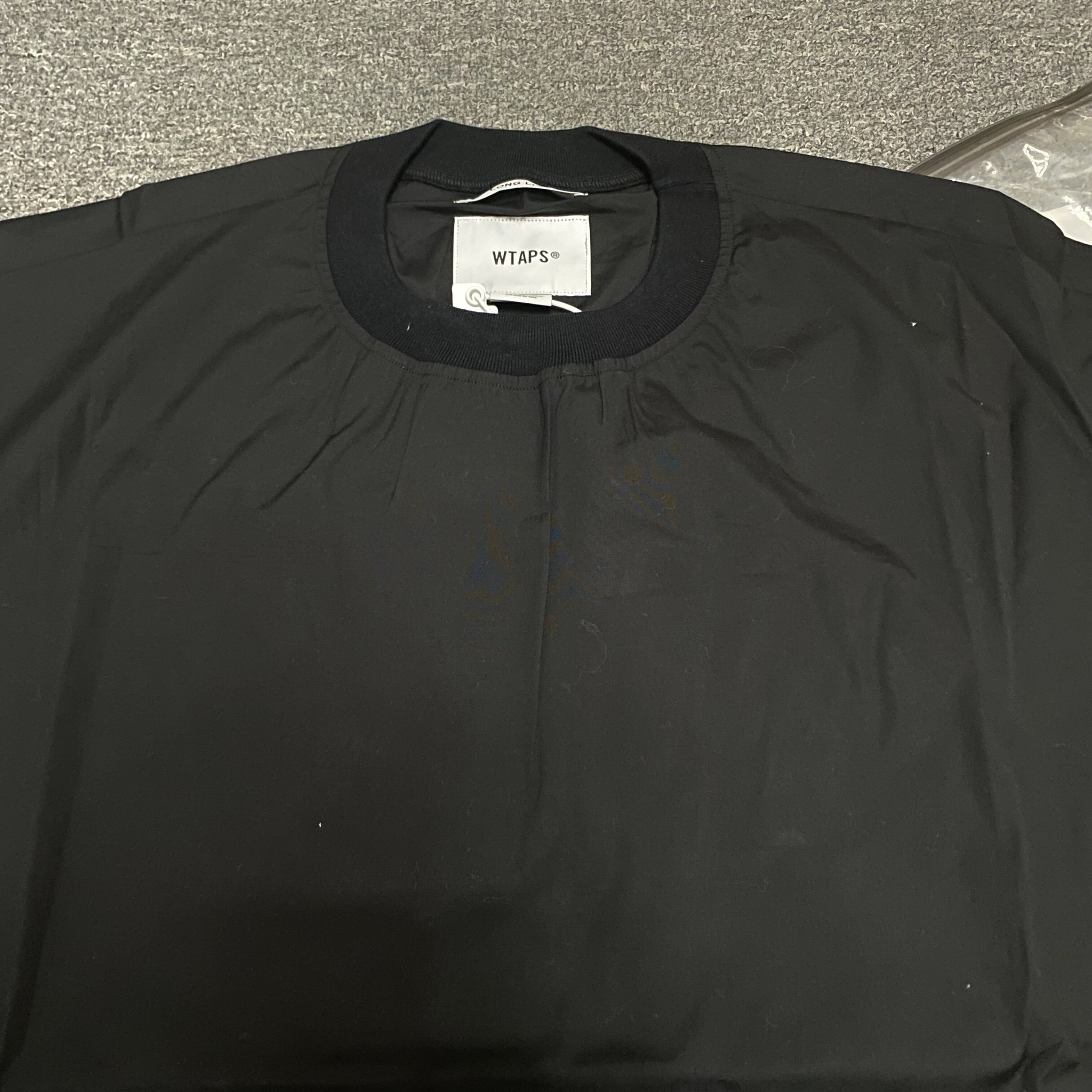 WTAPS 21SS Black Short Sleeve Tee — back