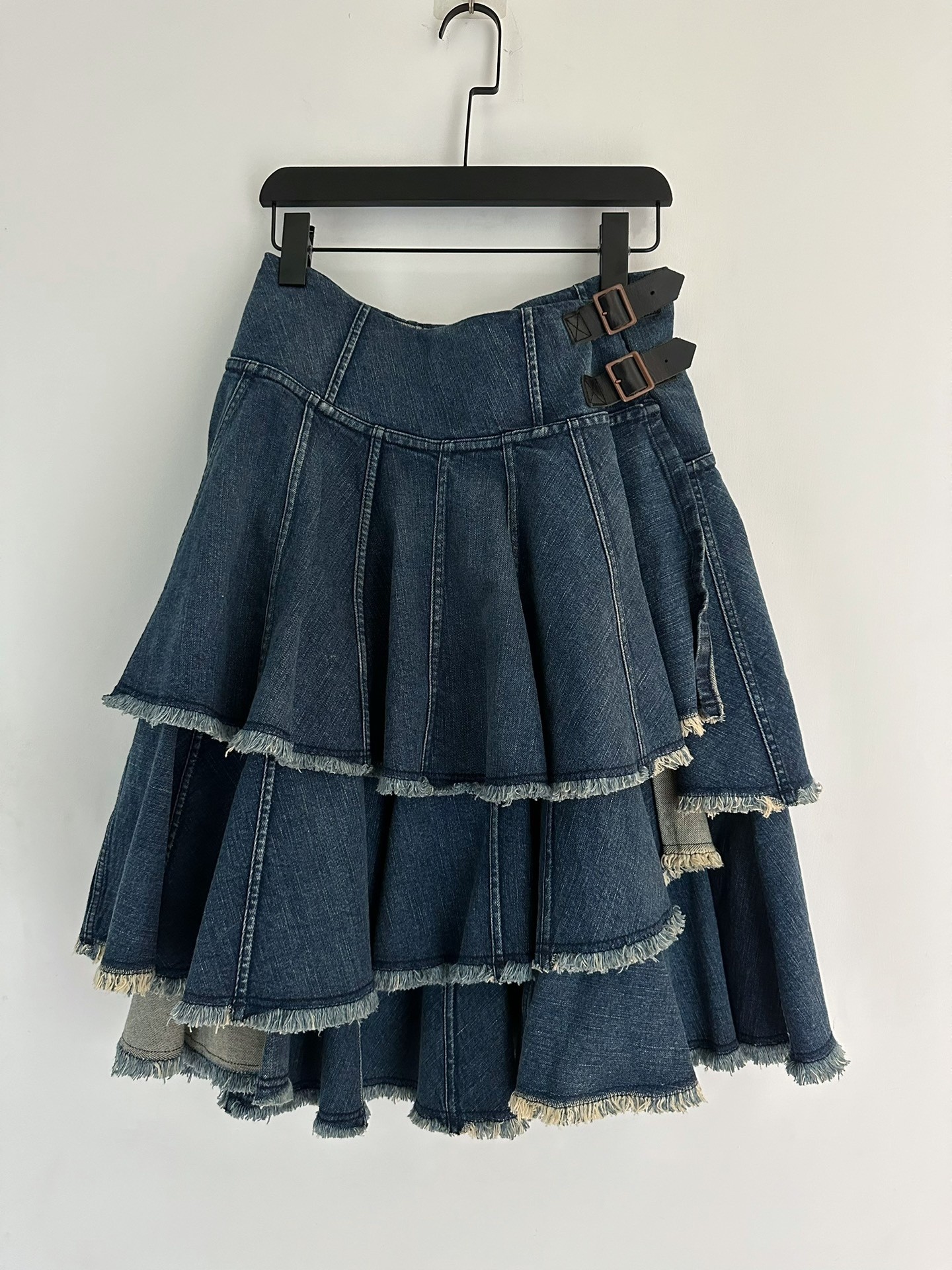Junya Watanabe Tiered Denim Skirt