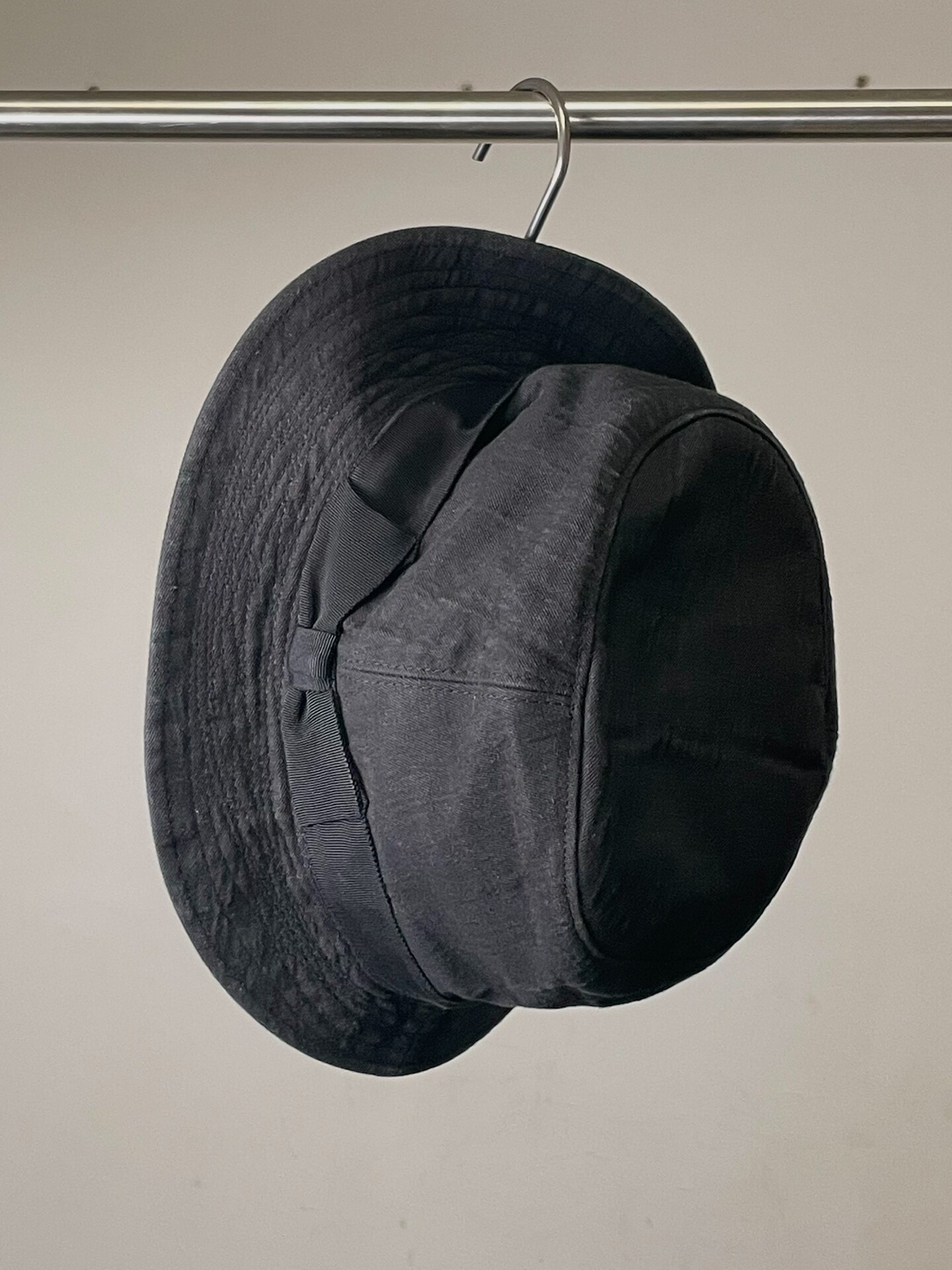 Yohji Yamamoto Cotton/Linen Small Dress Hat