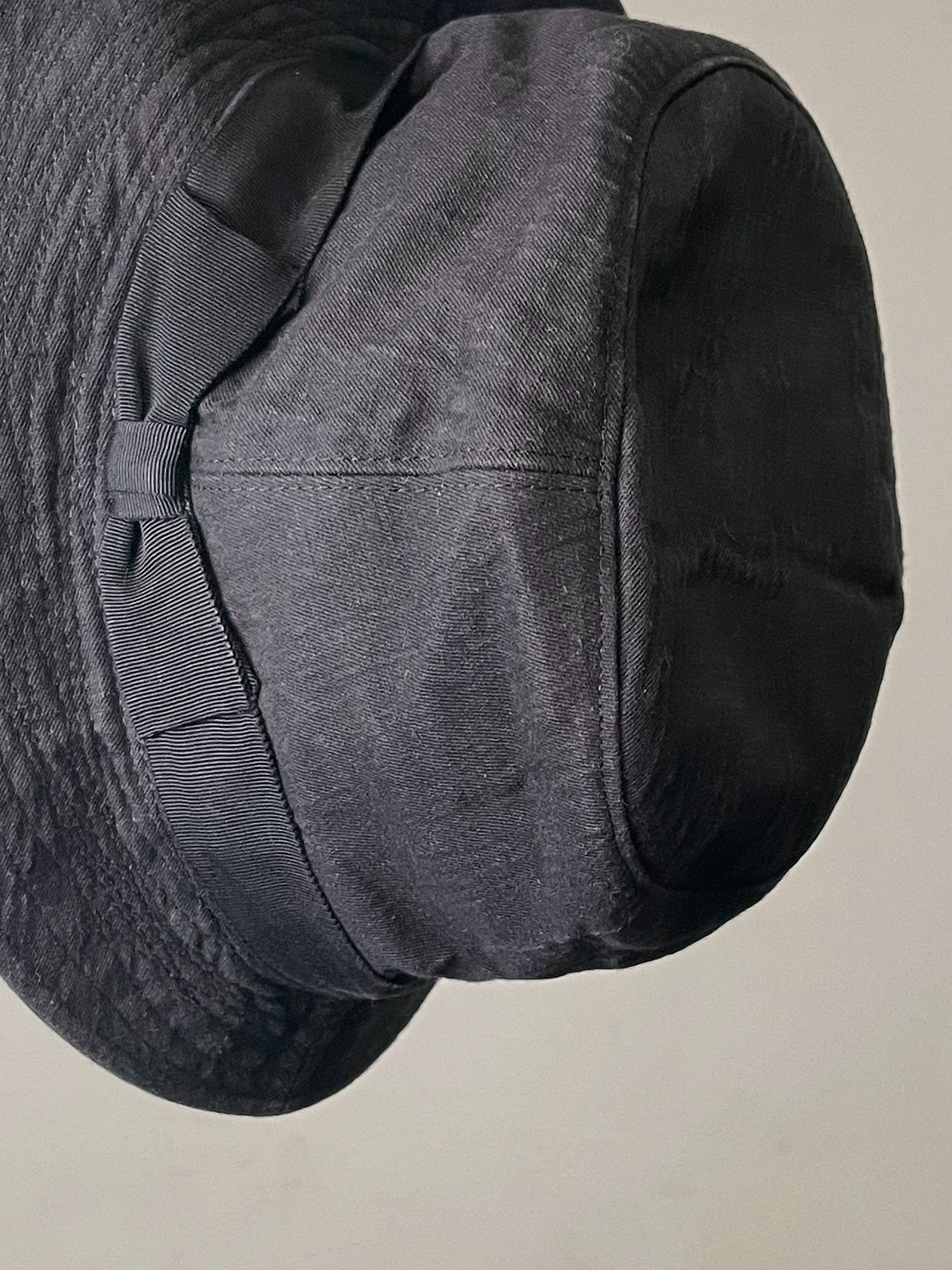 Yohji Yamamoto Cotton/Linen Small Dress Hat — front