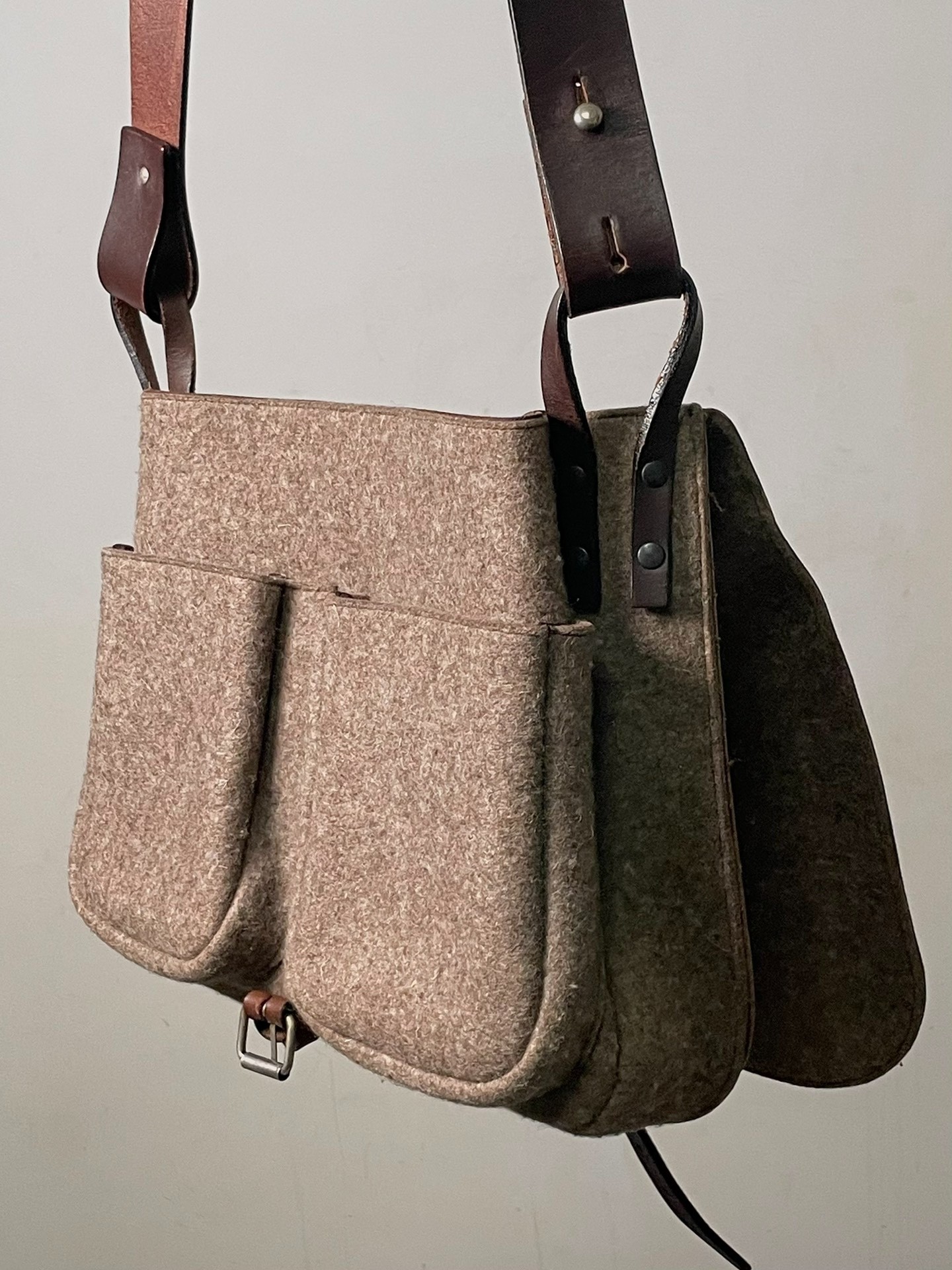 Dries Van Noten Felt Messenger Bag