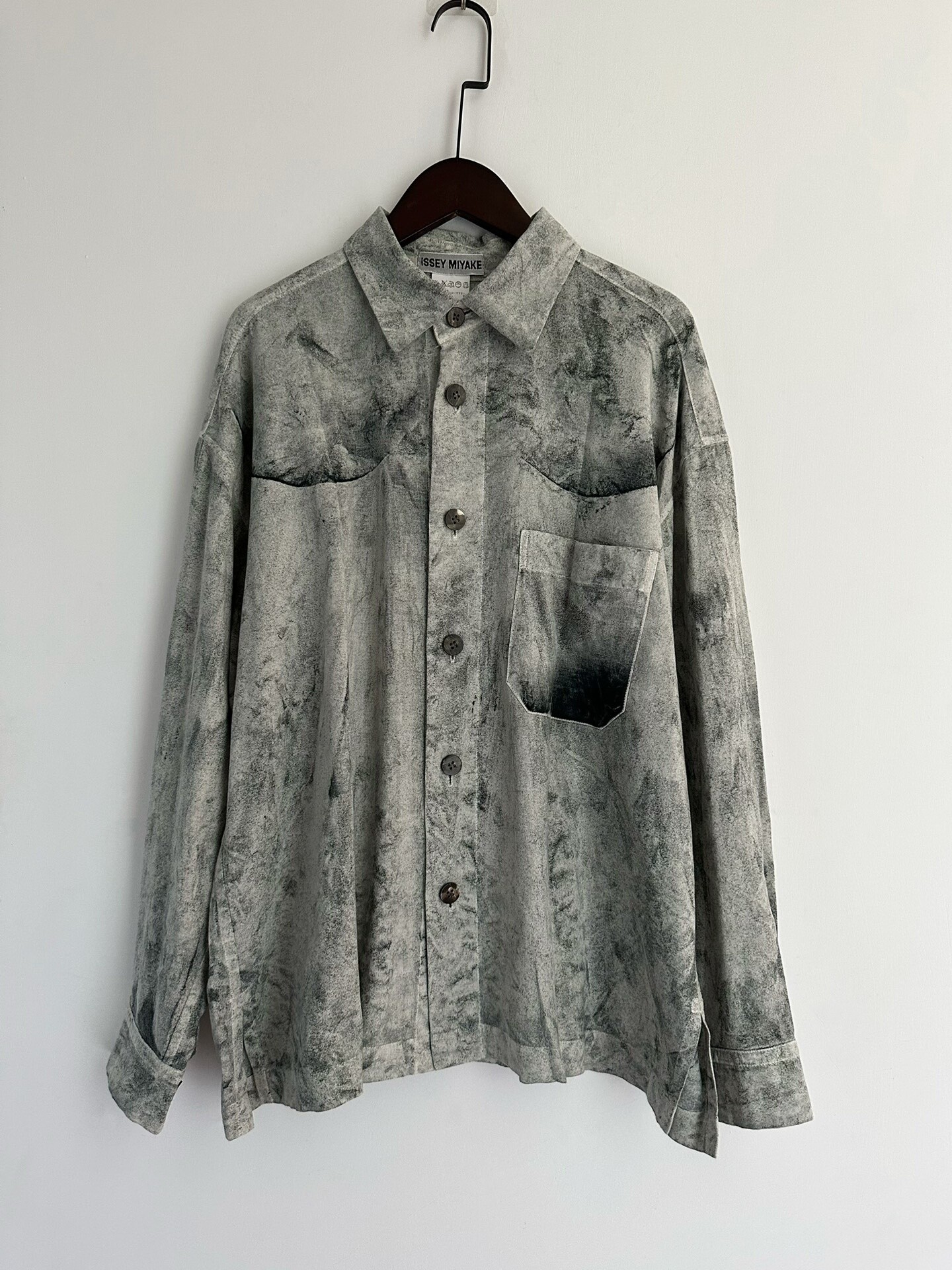 Issey Miyake 1993 Runway Cotton Shirt — back