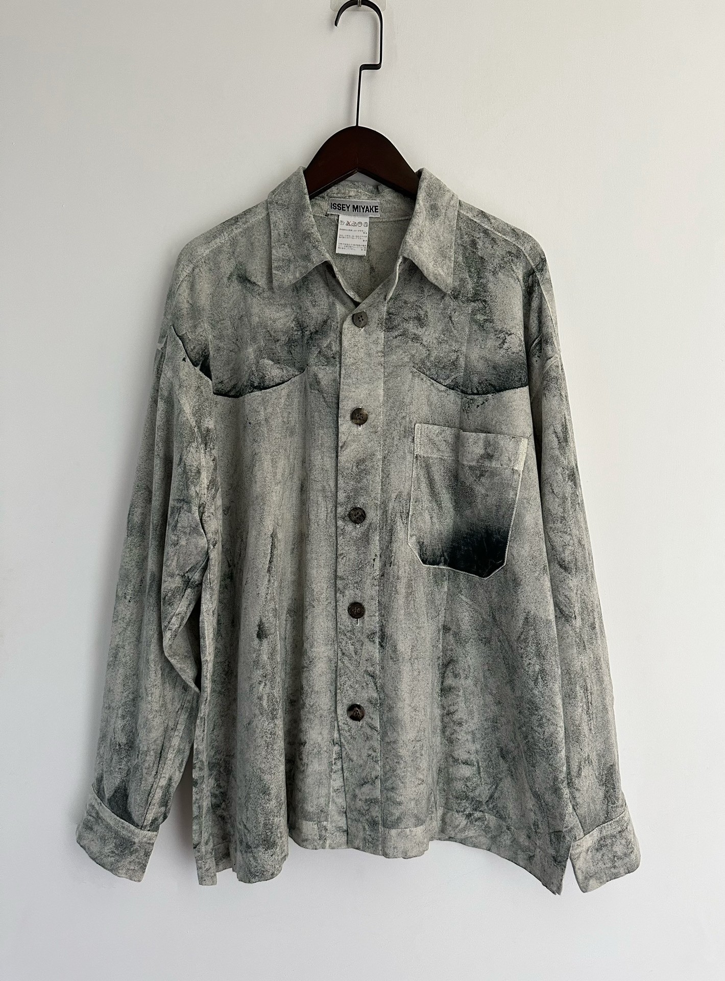 Issey Miyake 1993 Runway Cotton Shirt