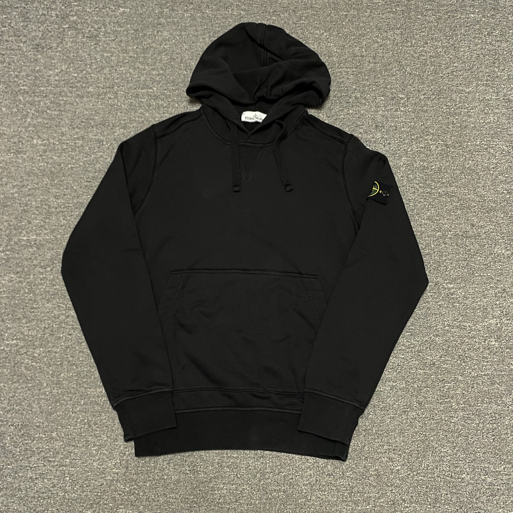 Stone Island Black Pullover Hoodie