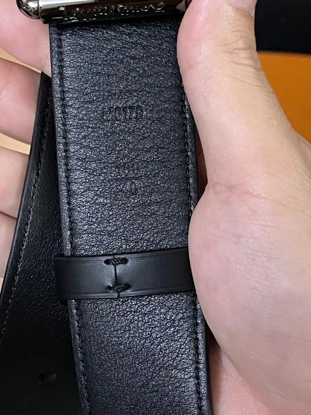 Louis Vuitton Monogram Chain Belt — detail