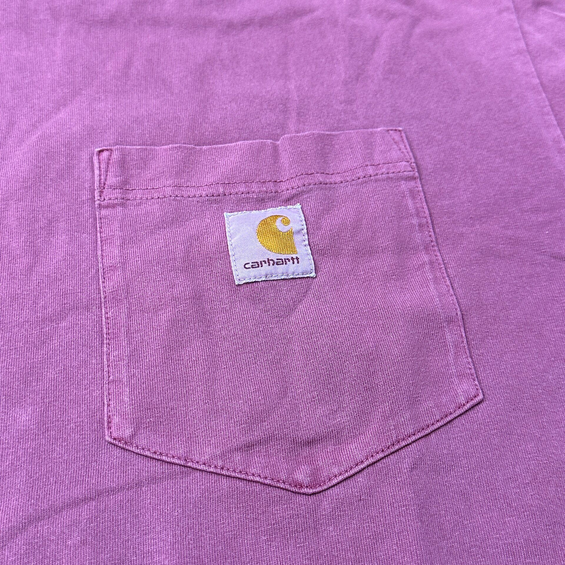 Carhartt Dusty Purple Pocket Short-Sleeve Tee — front