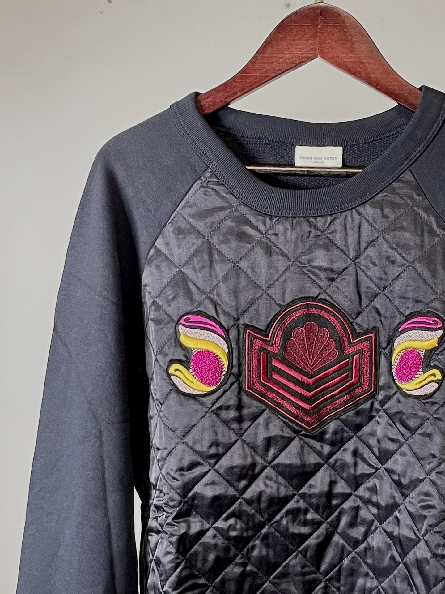 Dries Van Noten F/W16 Badge Sweatshirt — back