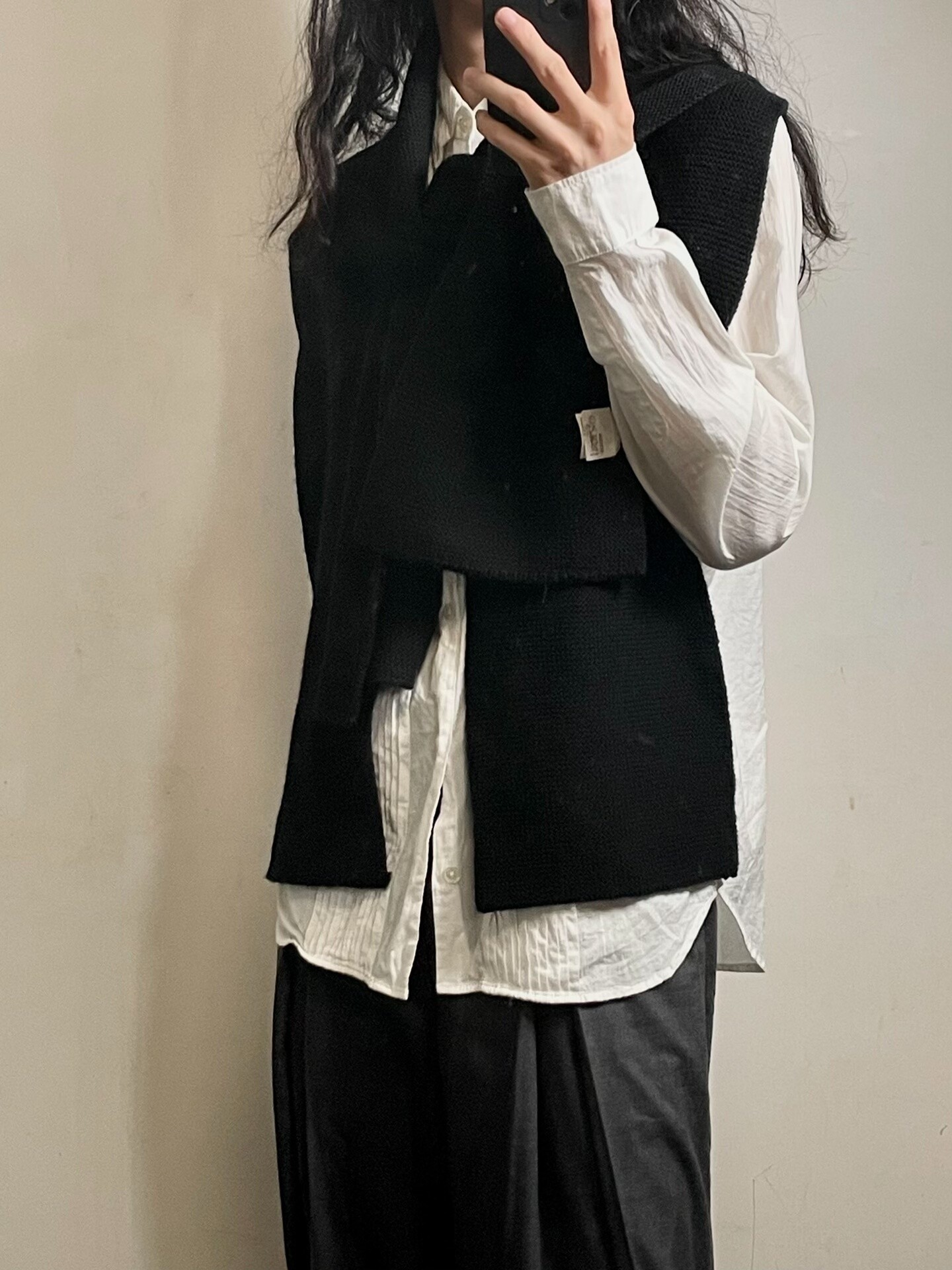 Maison Martin Margiela 90s Wool Scarf/Vest — front
