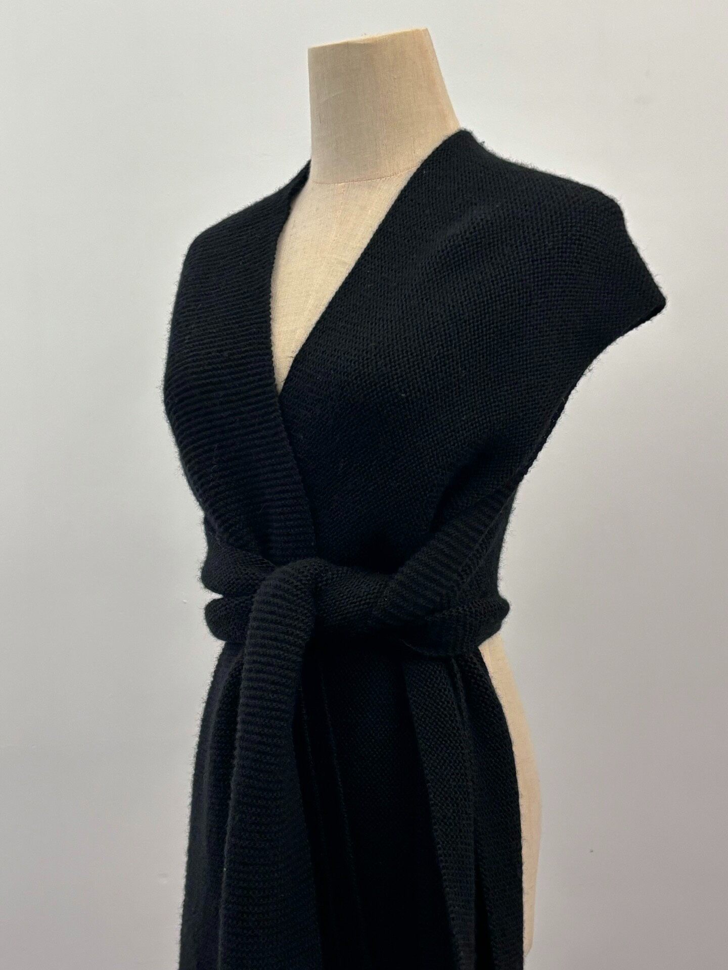 Maison Martin Margiela 90s Wool Scarf/Vest — detail