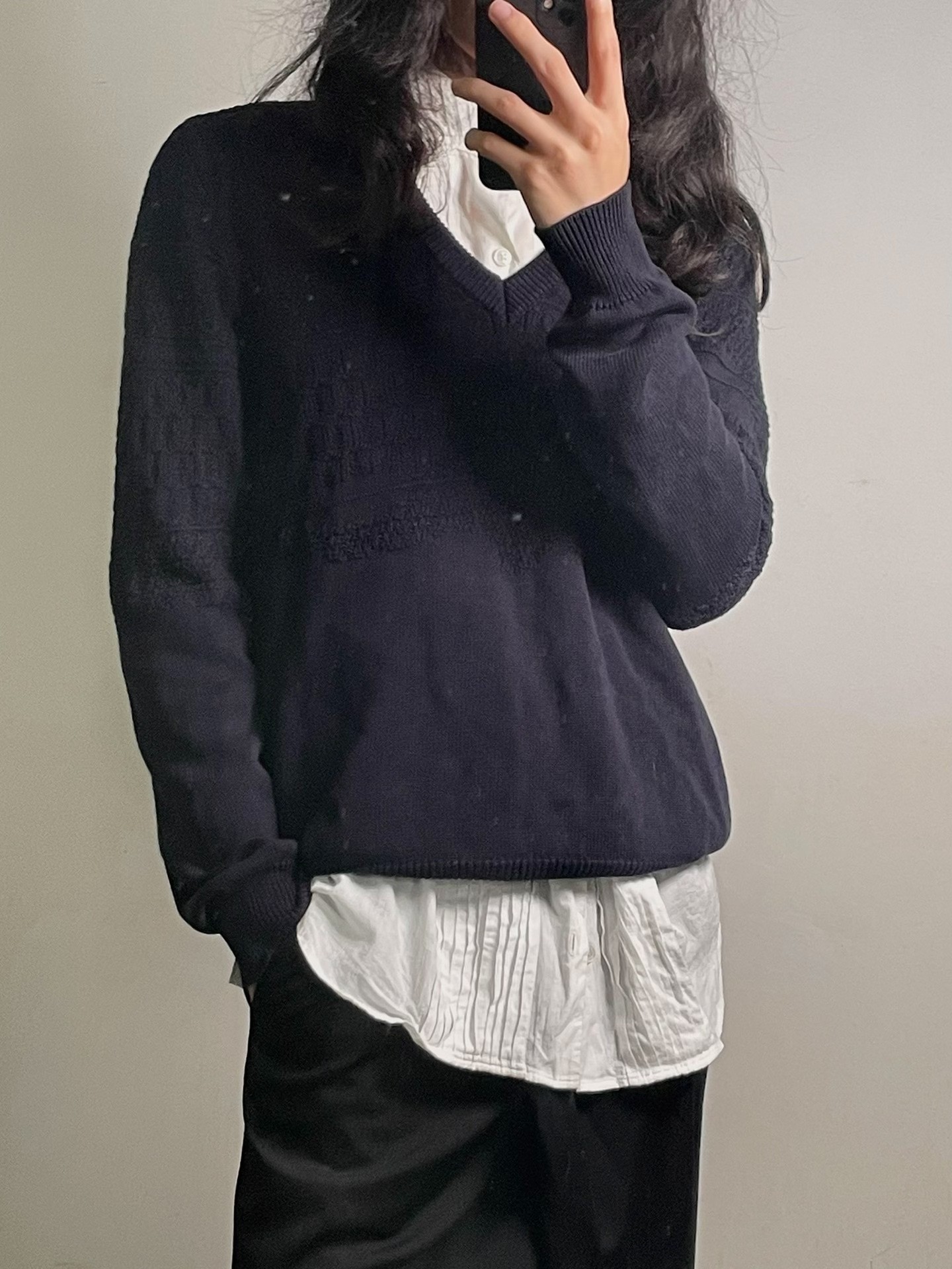 Maison Martin Margiela V-neck Jacquard Sweater — front