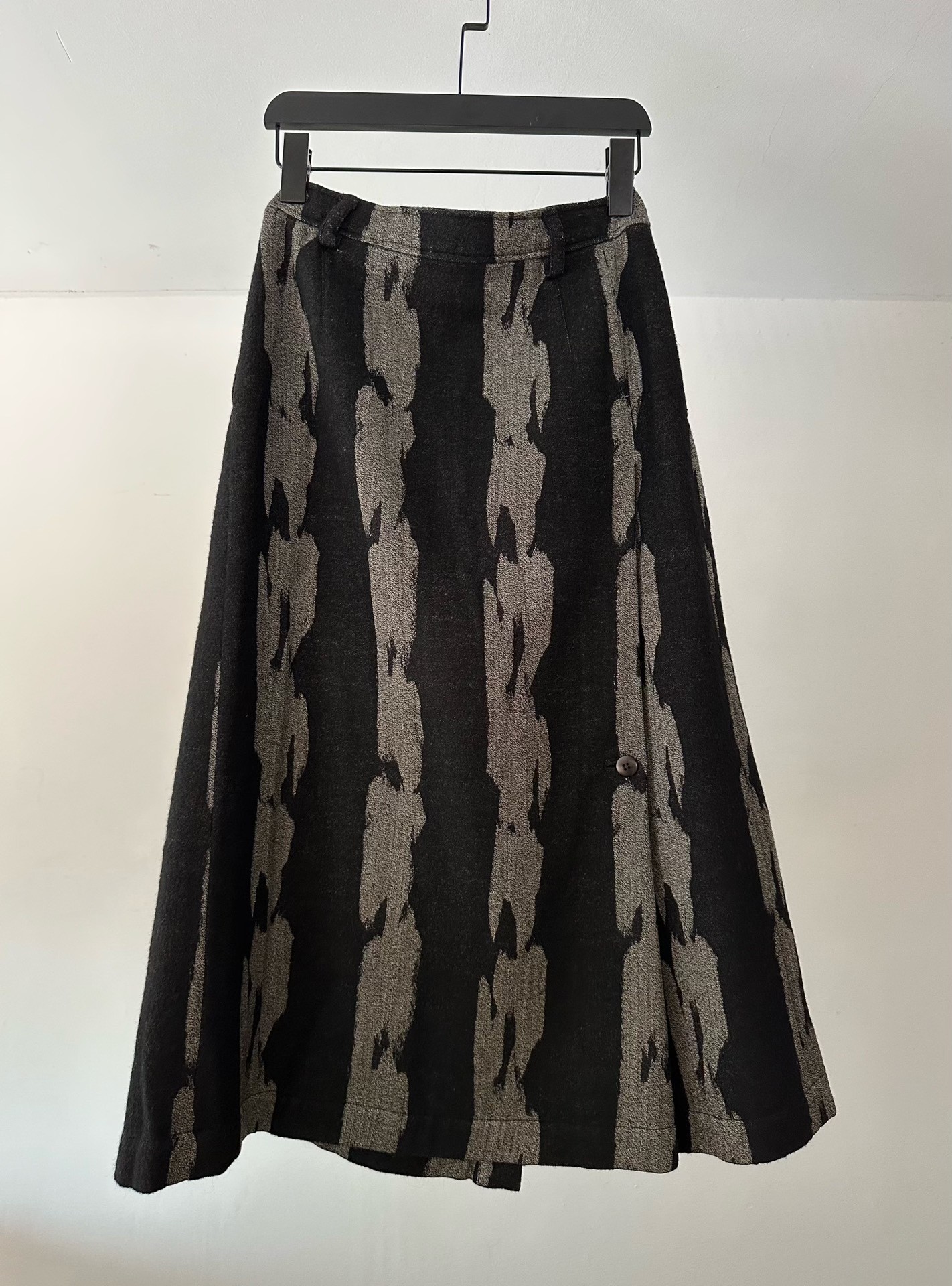Issey Miyake 1986 Wool Wrap Skirt — back