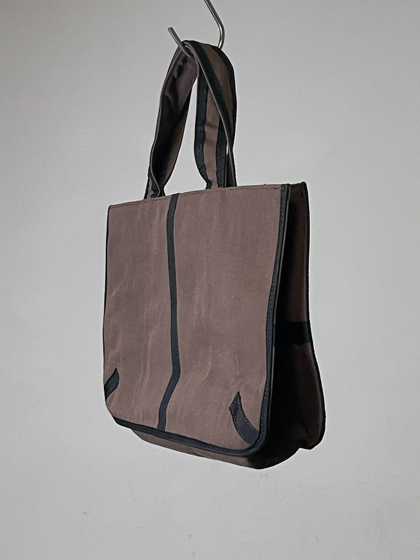 Dries Van Noten Brown Cotton Handbag — back