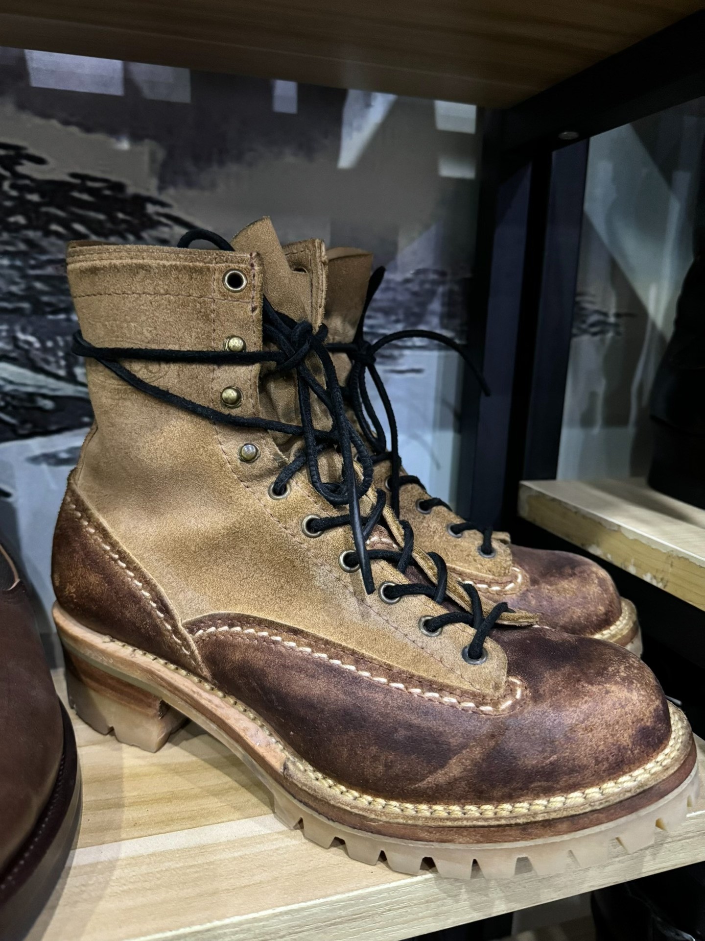 Wesco Jobmaster Two-Tone Boots — back