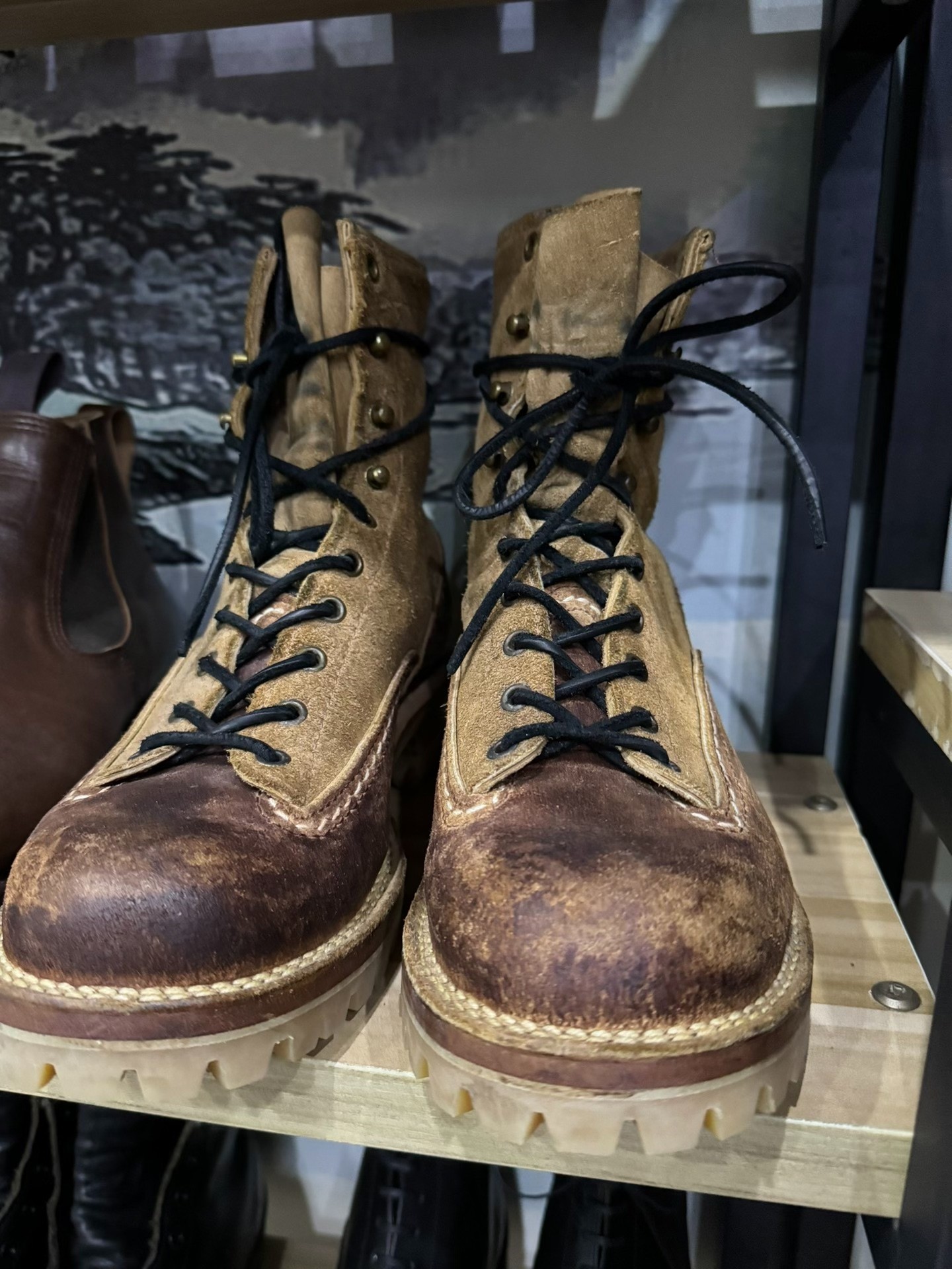 Wesco Jobmaster Two-Tone Boots — front