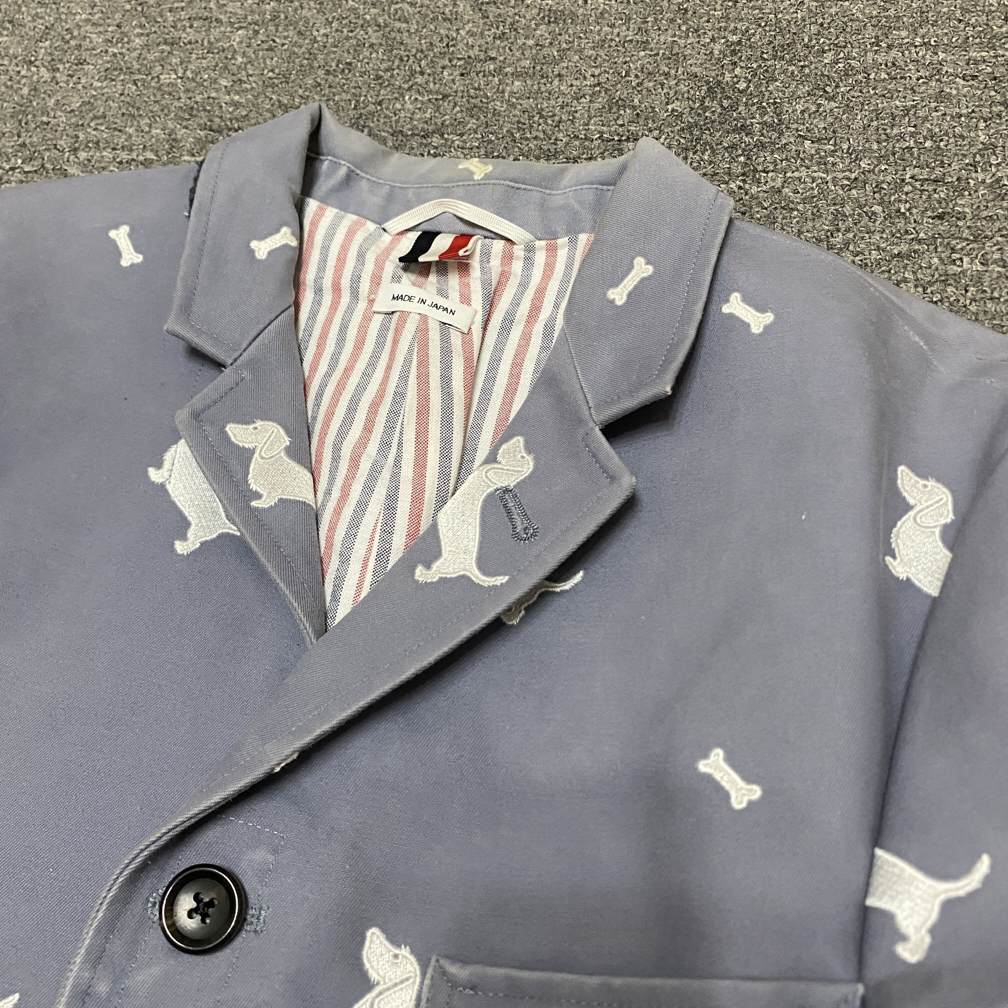 Thom Browne Embroidered Blazer — label
