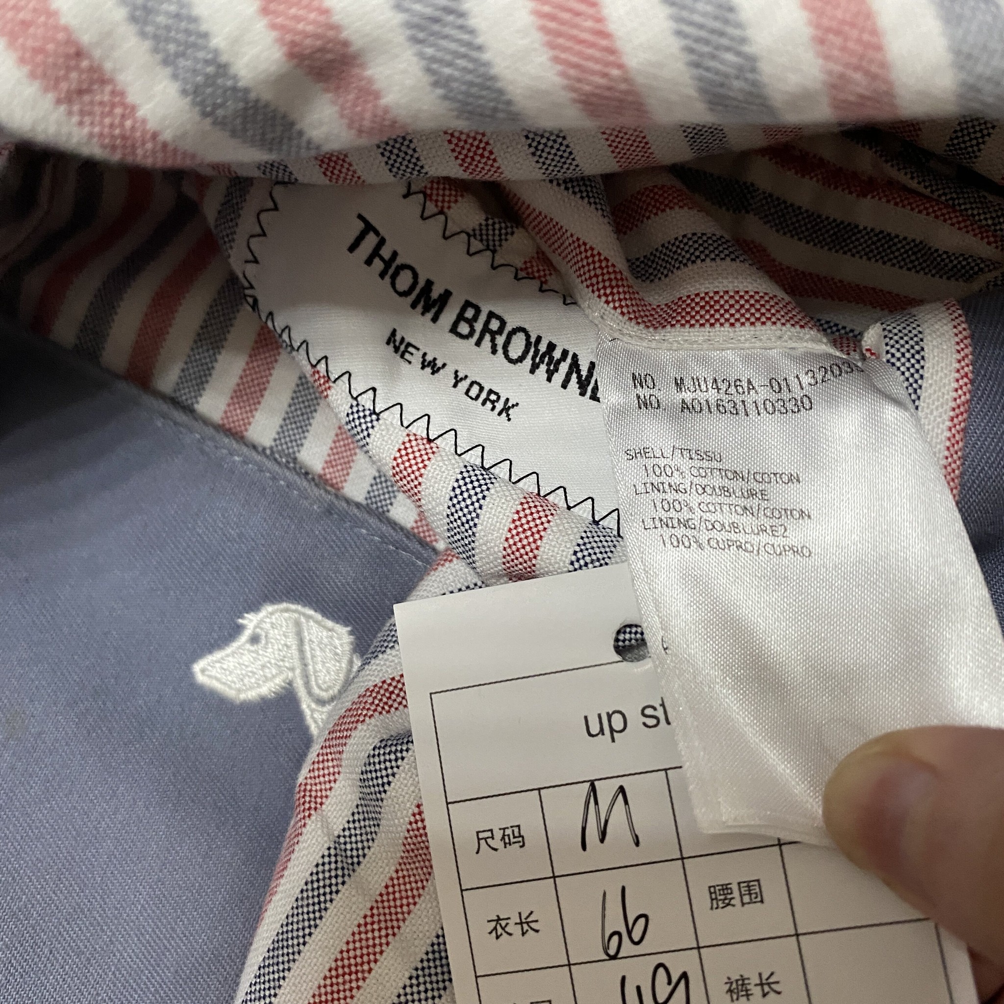 Thom Browne Embroidered Blazer — back