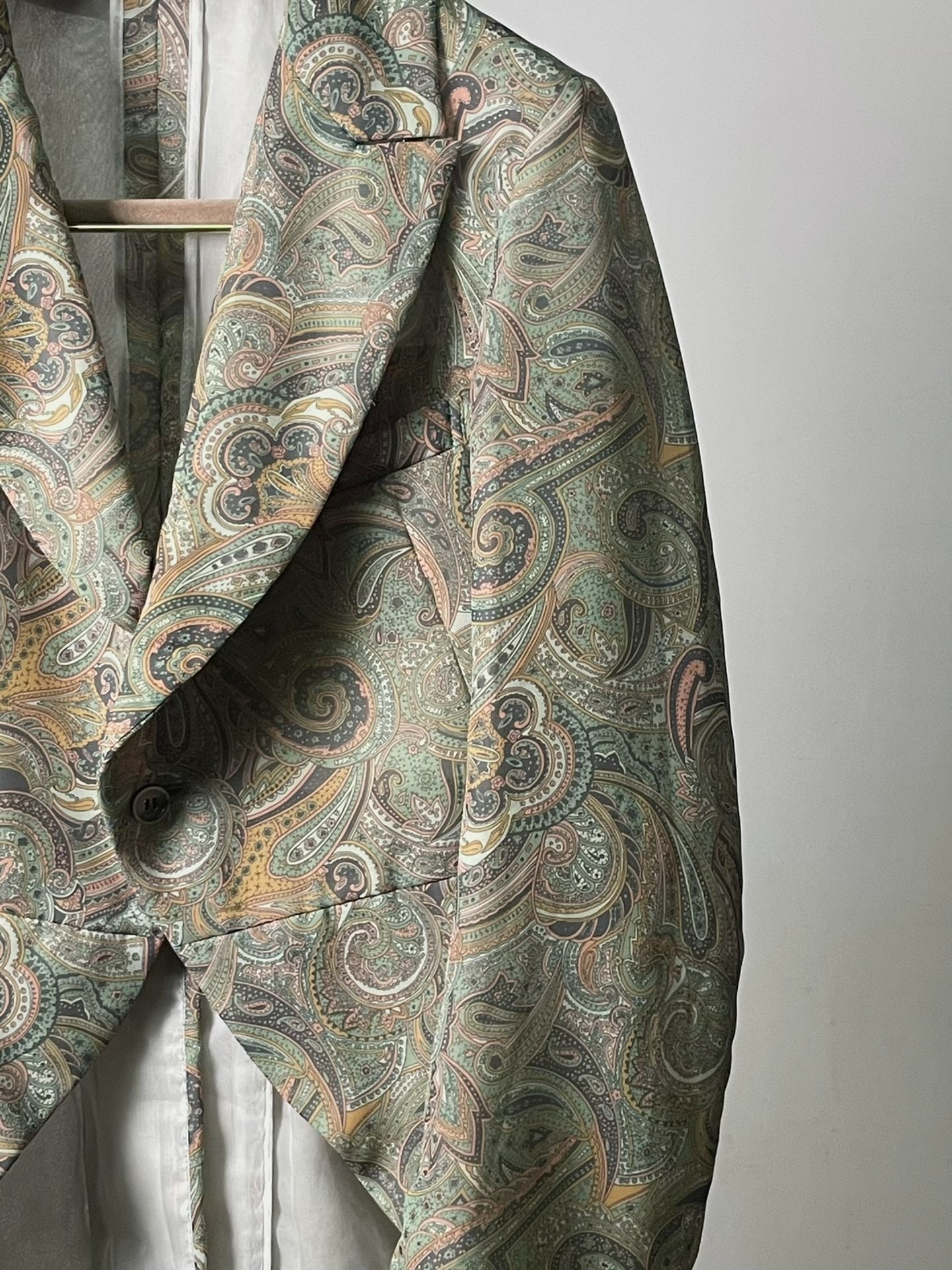 Comme Des Garcons 1995 Paisley Tailcoat Jacket — back