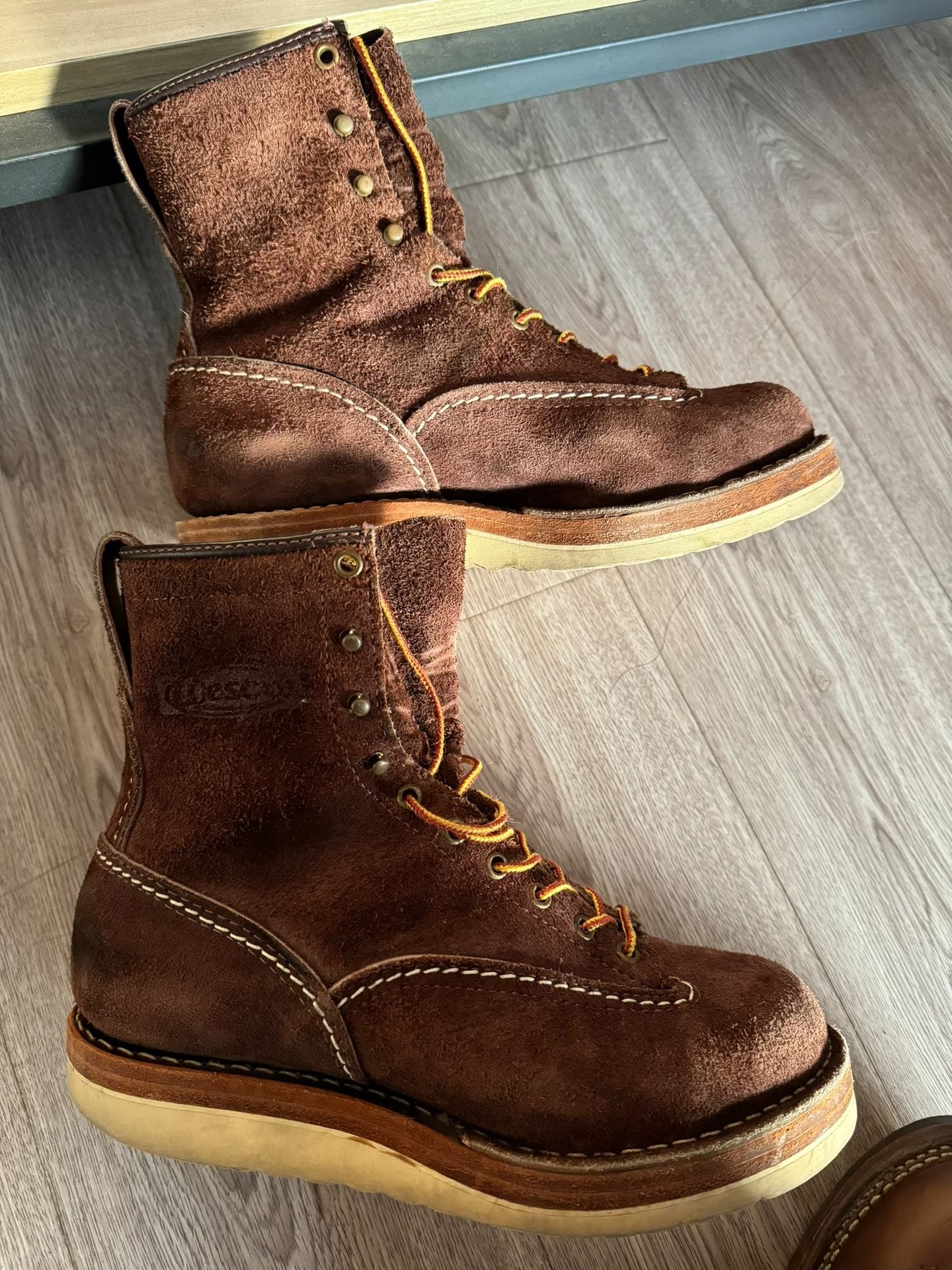 Wesco Jobmaster Japanese Suede Boots — back