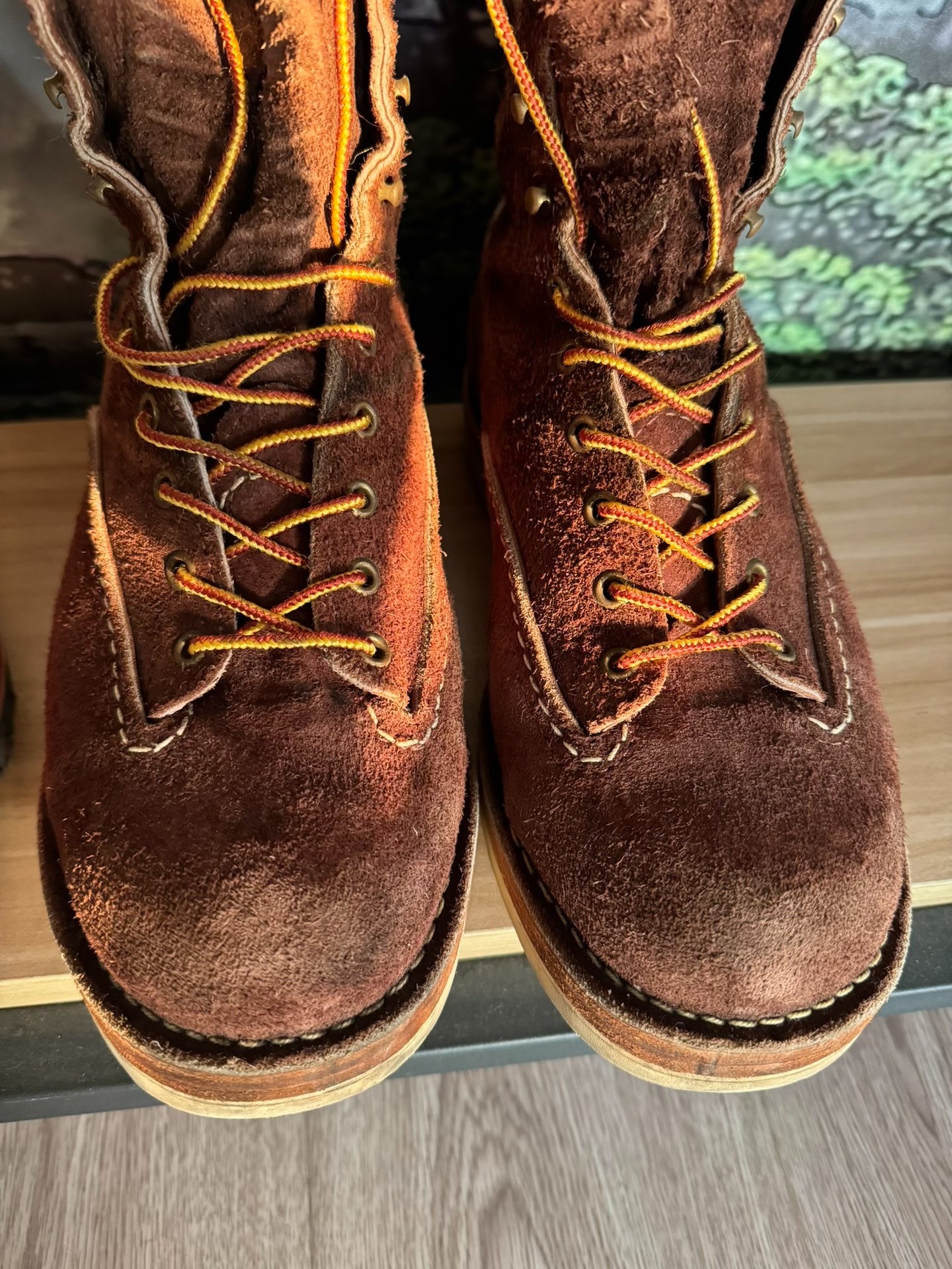 Wesco Jobmaster Japanese Suede Boots — detail