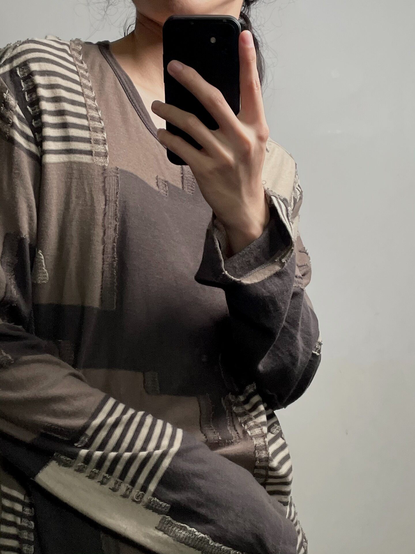Yohji Yamamoto 18F/W Spliced T-shirt