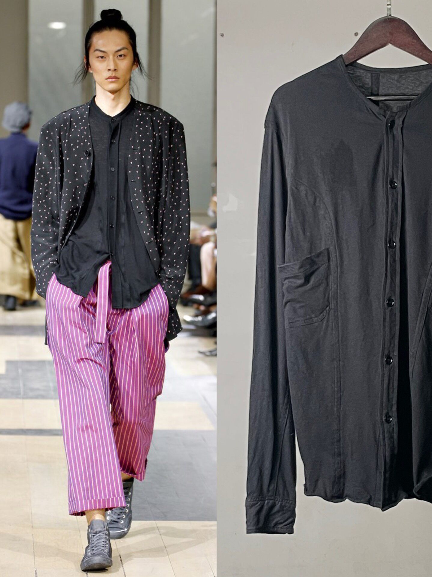 Yohji Yamamoto S/S12 Stand-Collar Shirt