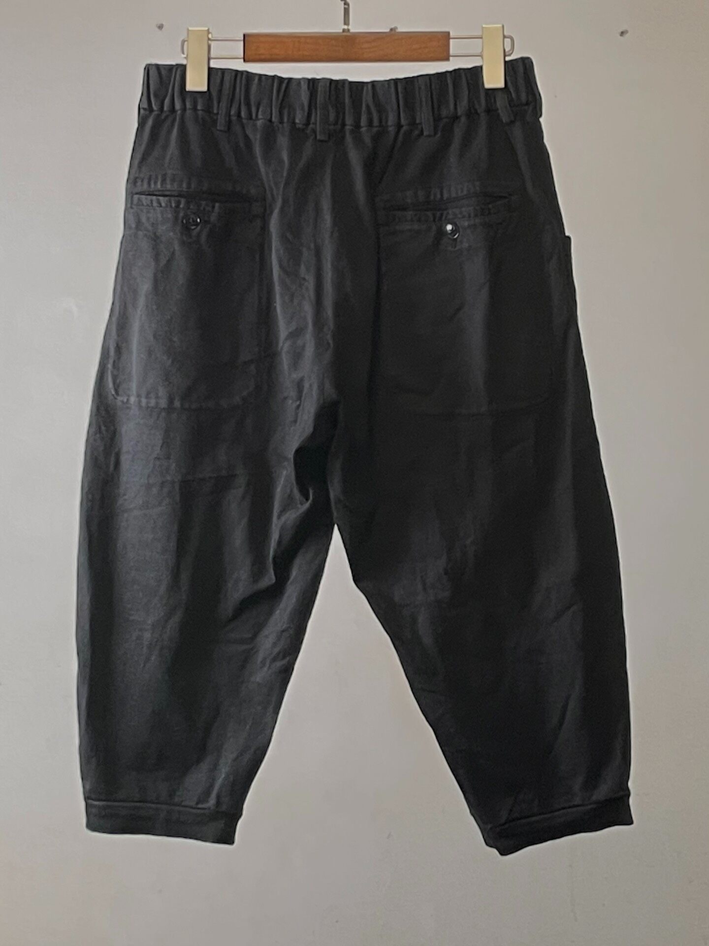 Yohji Yamamoto PourHomme Kendo Lantern Pants — detail