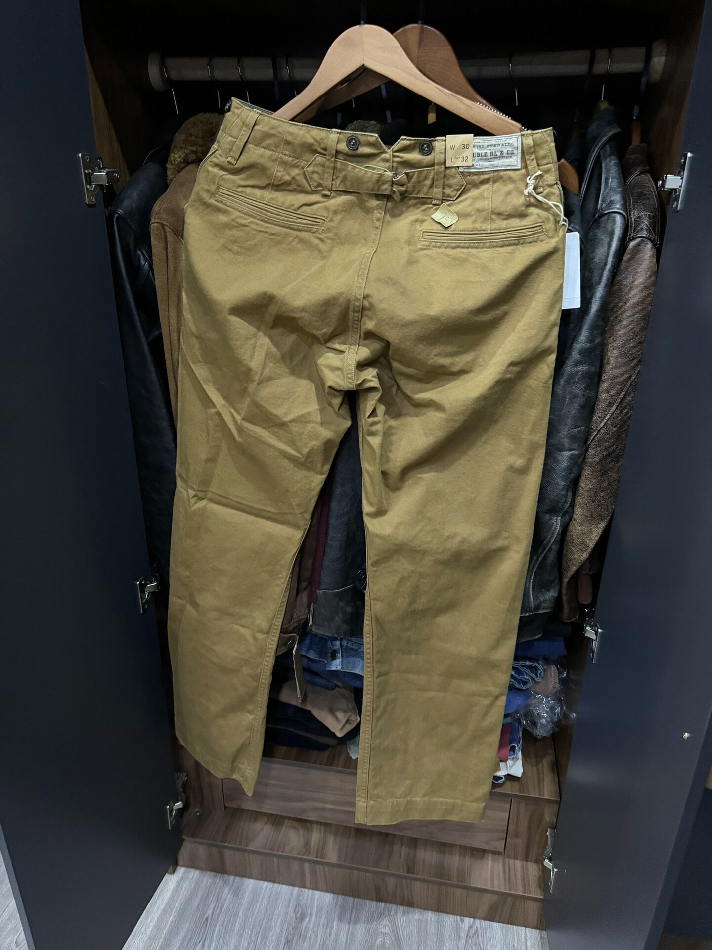 RRL New Lumberjack Work Pants — back
