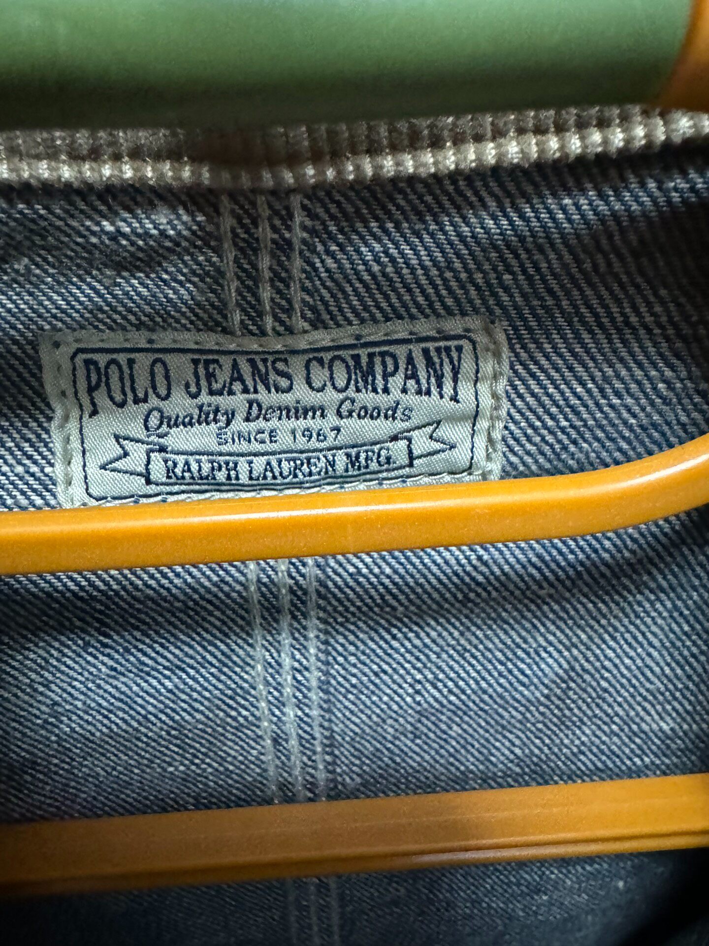 Faded Blue RRL Denim Jacket — front