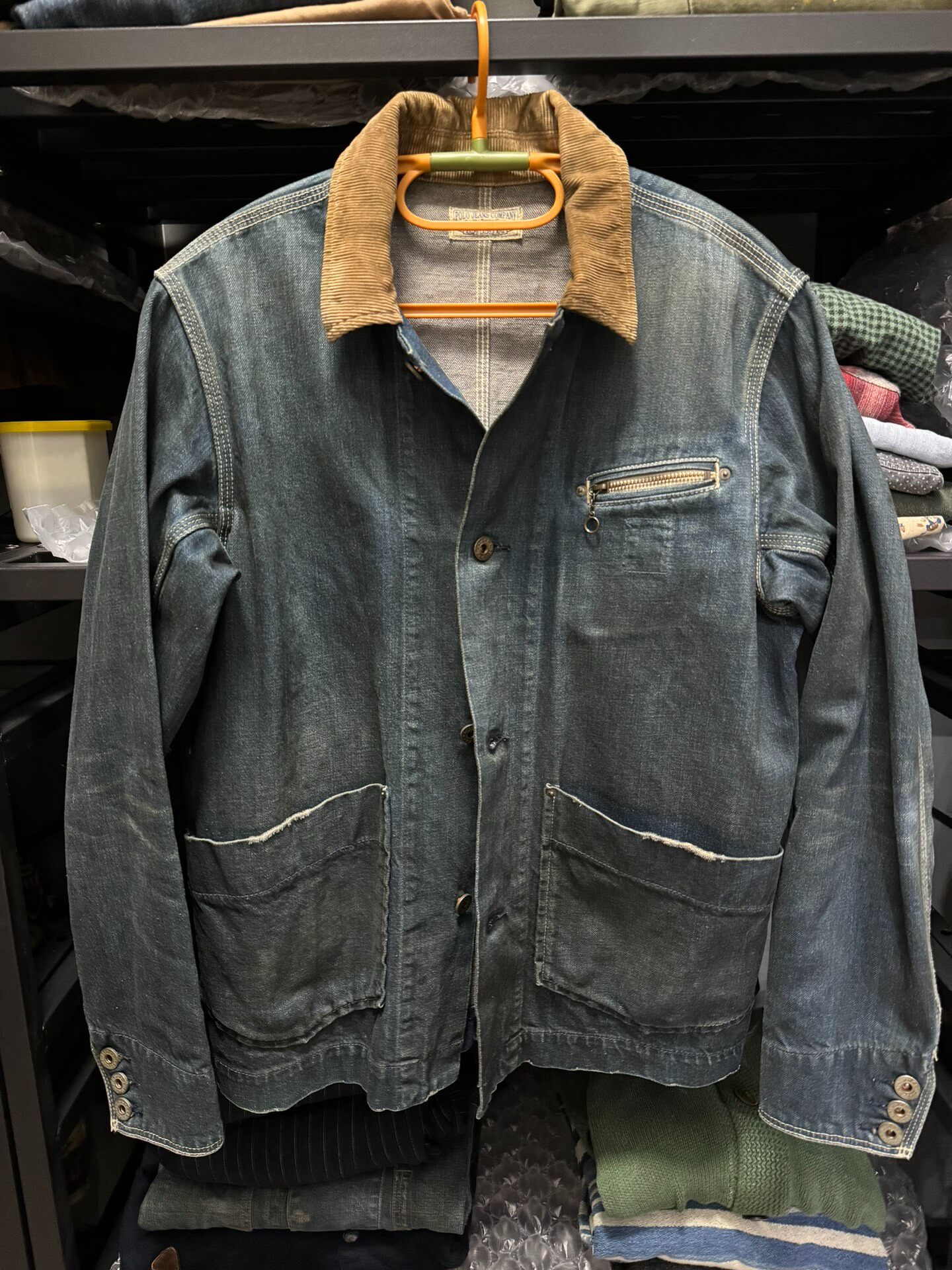 Faded Blue RRL Denim Jacket