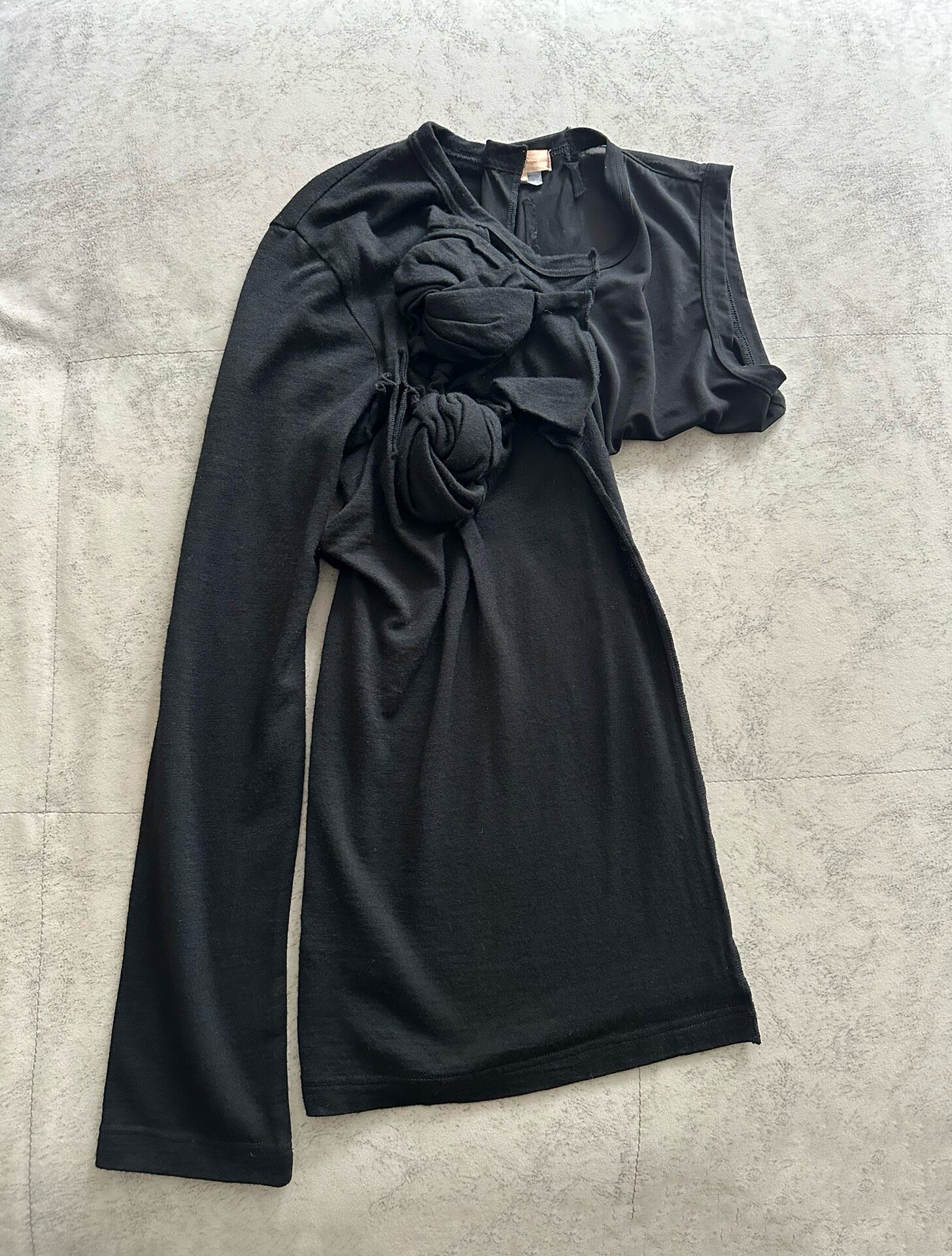 Comme des Garcons Deconstructed Knot Top — back