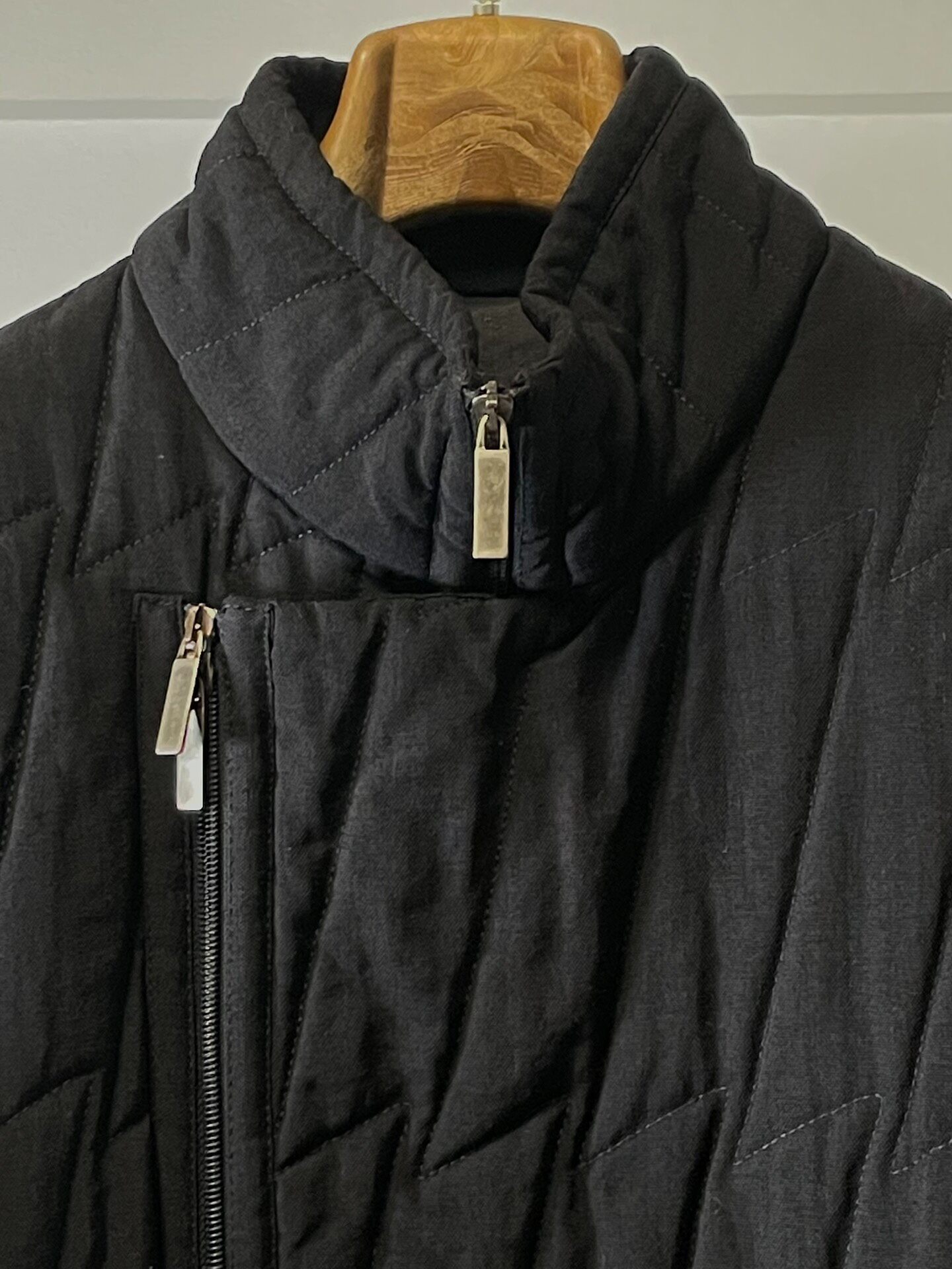Dirk Bikkembergs 90s Double Zipper Jacket — detail