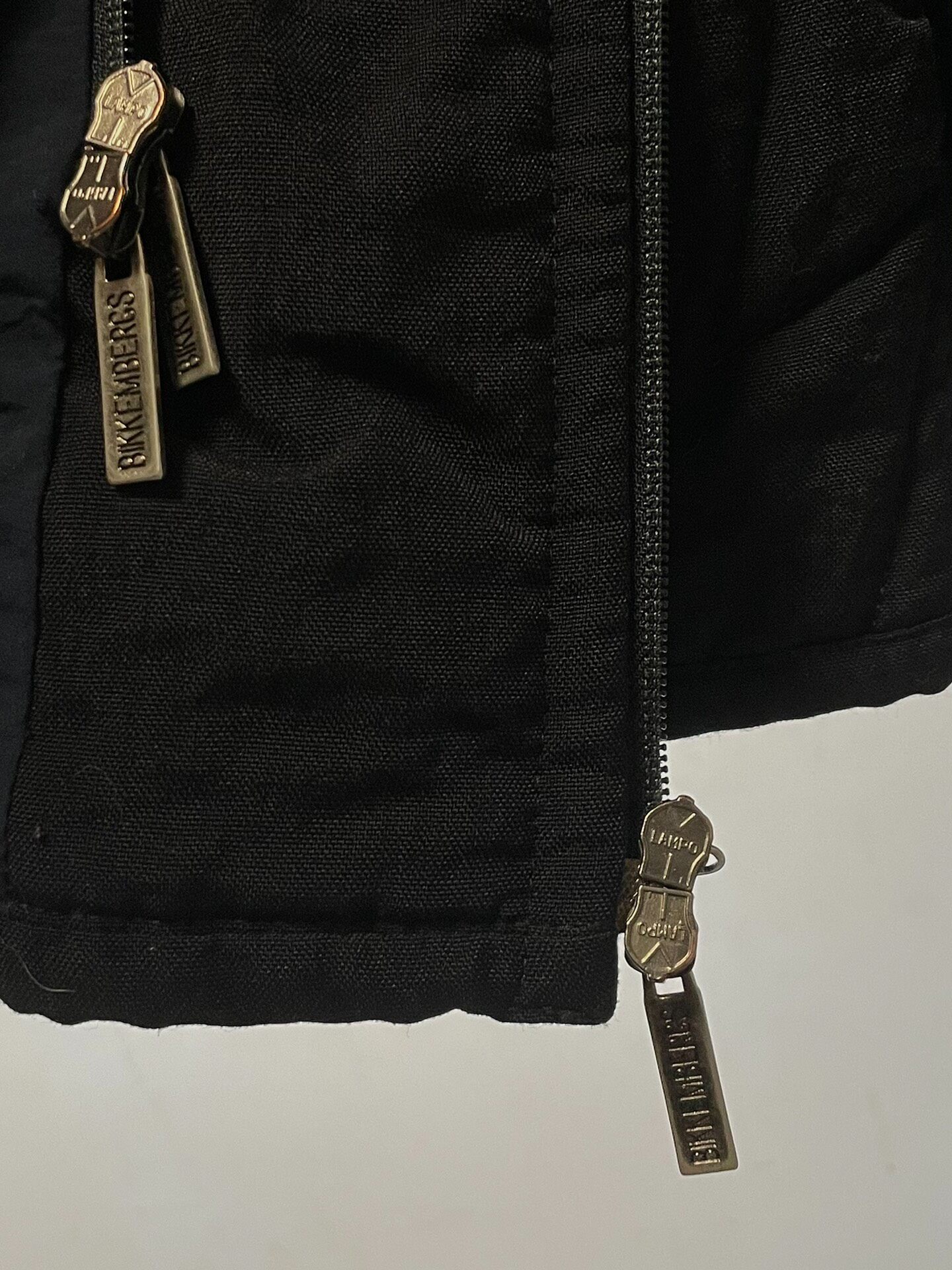 Dirk Bikkembergs 90s Double Zipper Jacket — label