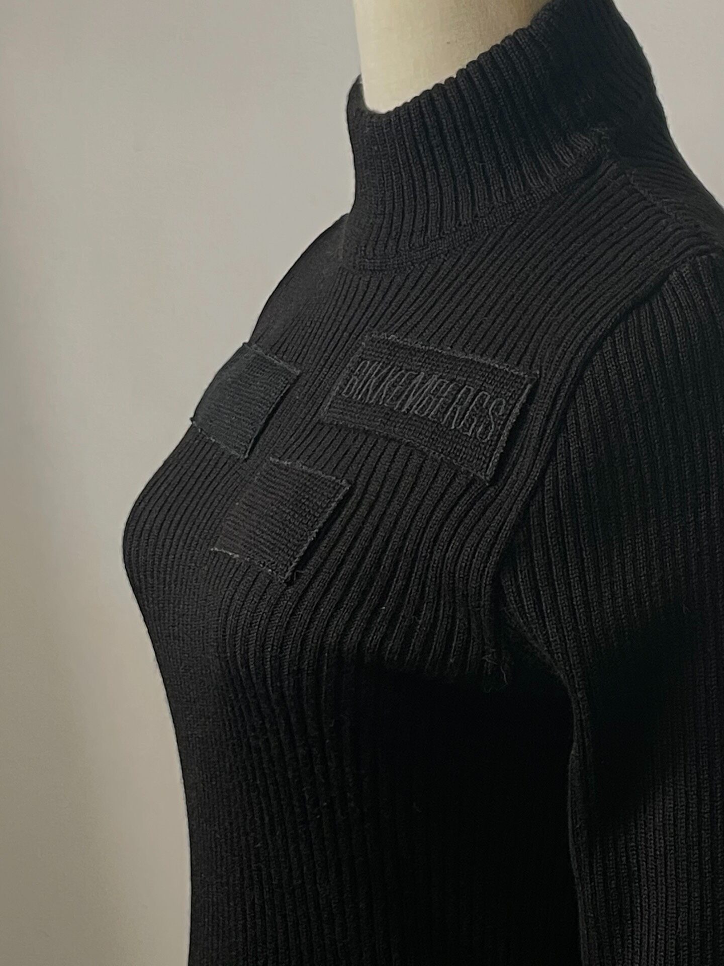 Dirk Bikkembergs Badge Turtleneck Sweater — detail