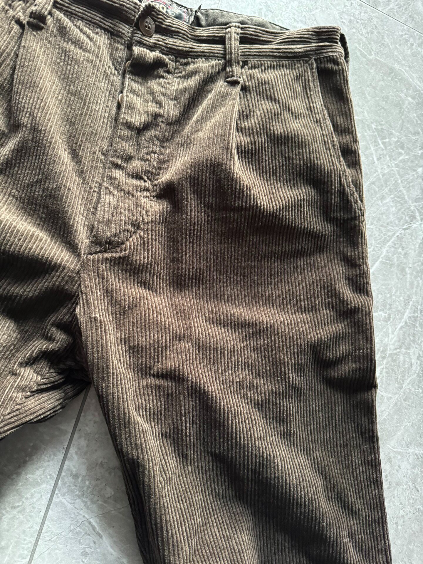RRL Corduroy Straight Trousers — back